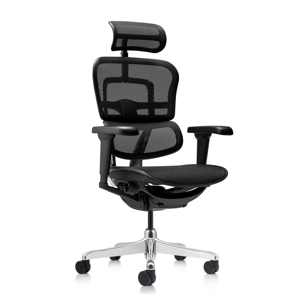 hjh OFFICE Drehstuhl Luxus Chefsessel ERGOHUMAN ULTRA GEN2 Netzstoff (1 St), Profi Bürostuhl Schreibtischstuhl ergonomisch