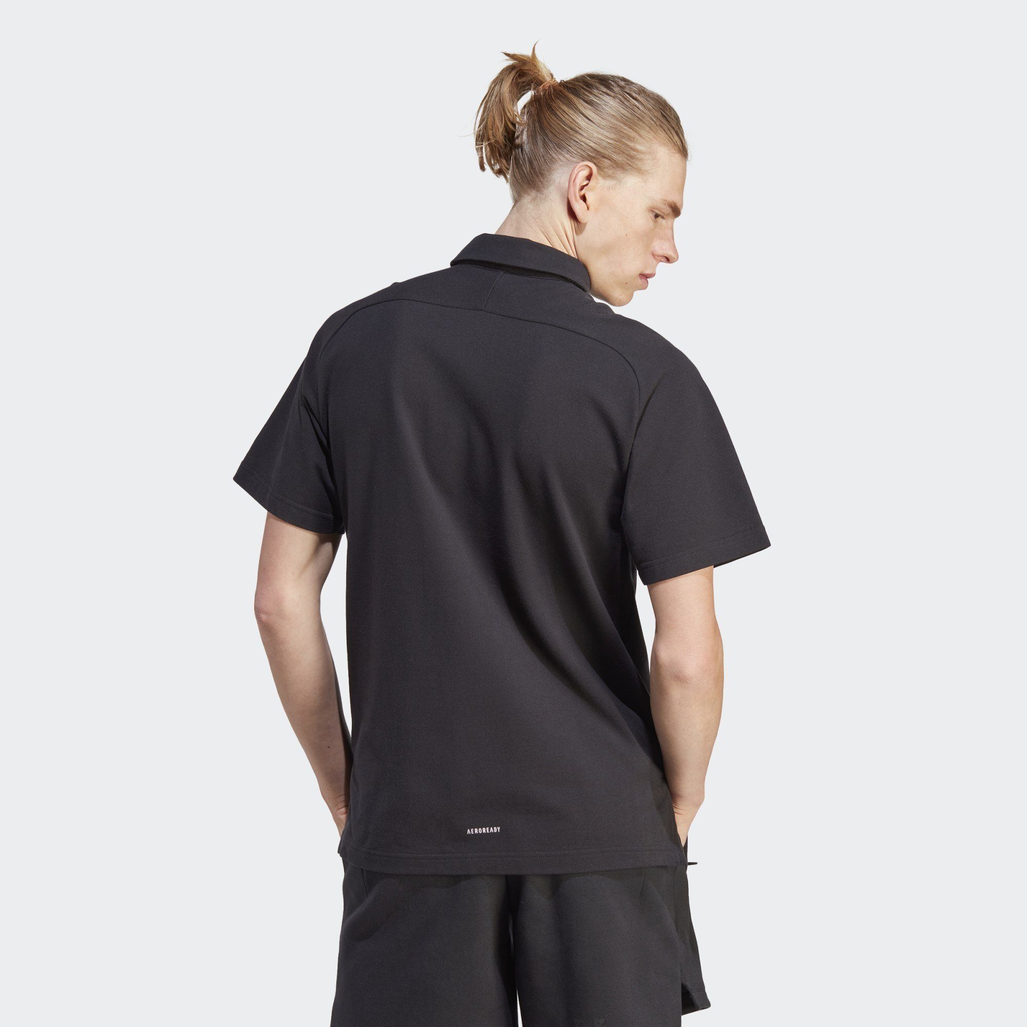 ADIDAS Sportswear PREMIUM T-Shirt adidas Black Z.N.E. POLOSHIRT