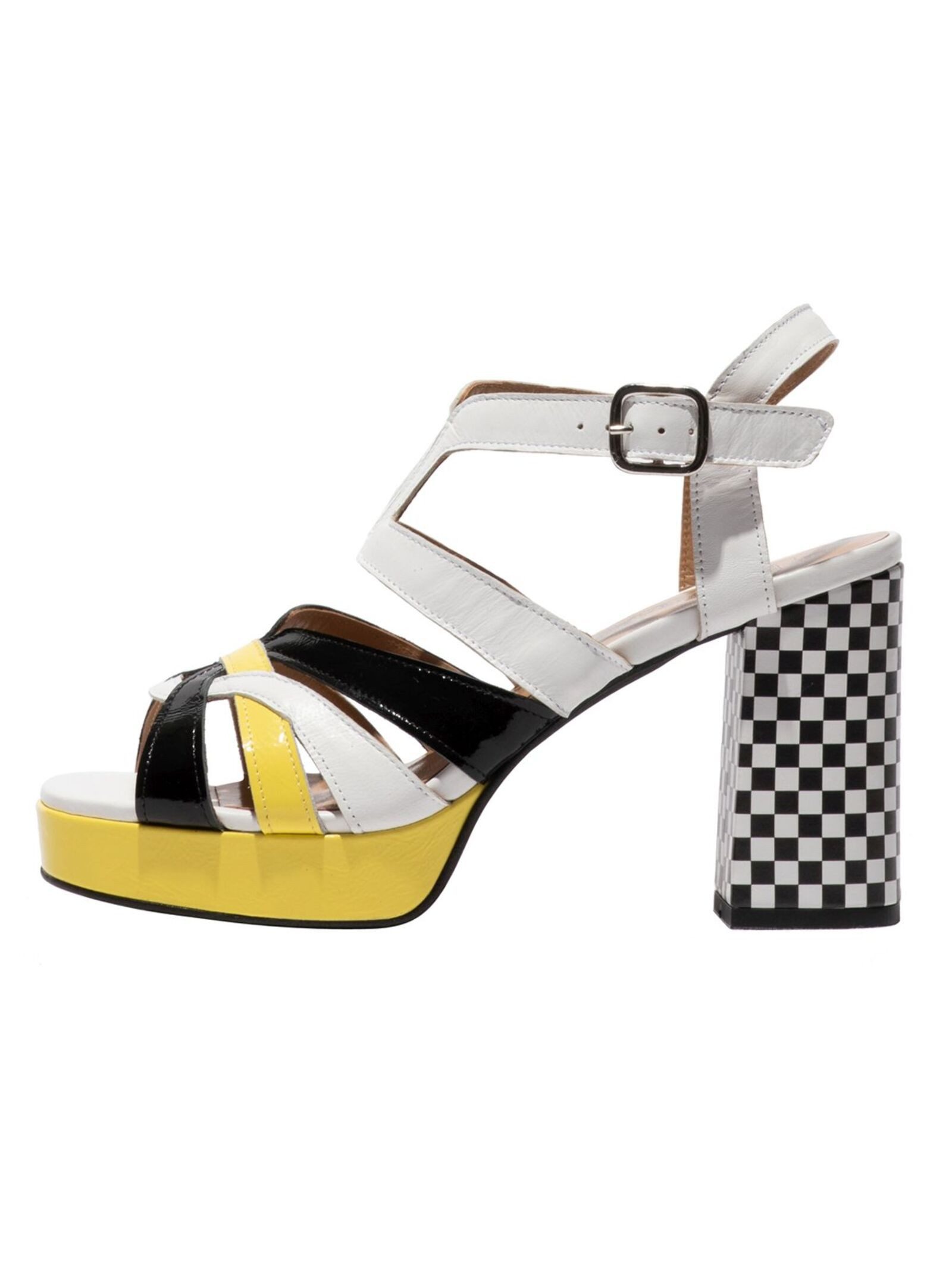 Fly London Fly London Sandalen Leder High-Heel-Sandalette