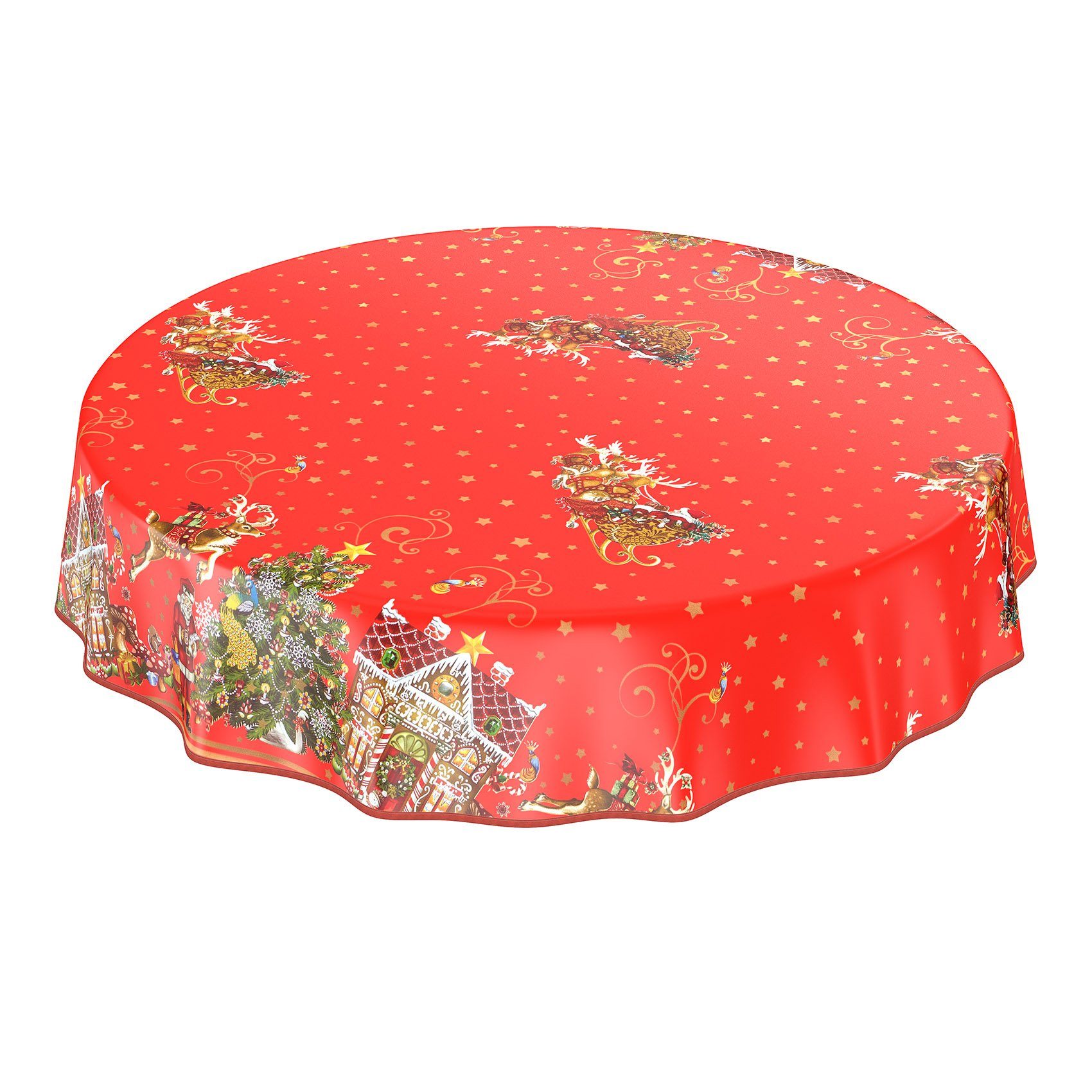 ANRO Tischdecke Wachstuchtischdecke Gartentischdecke Wachstischdecke (Einze günstig online kaufen