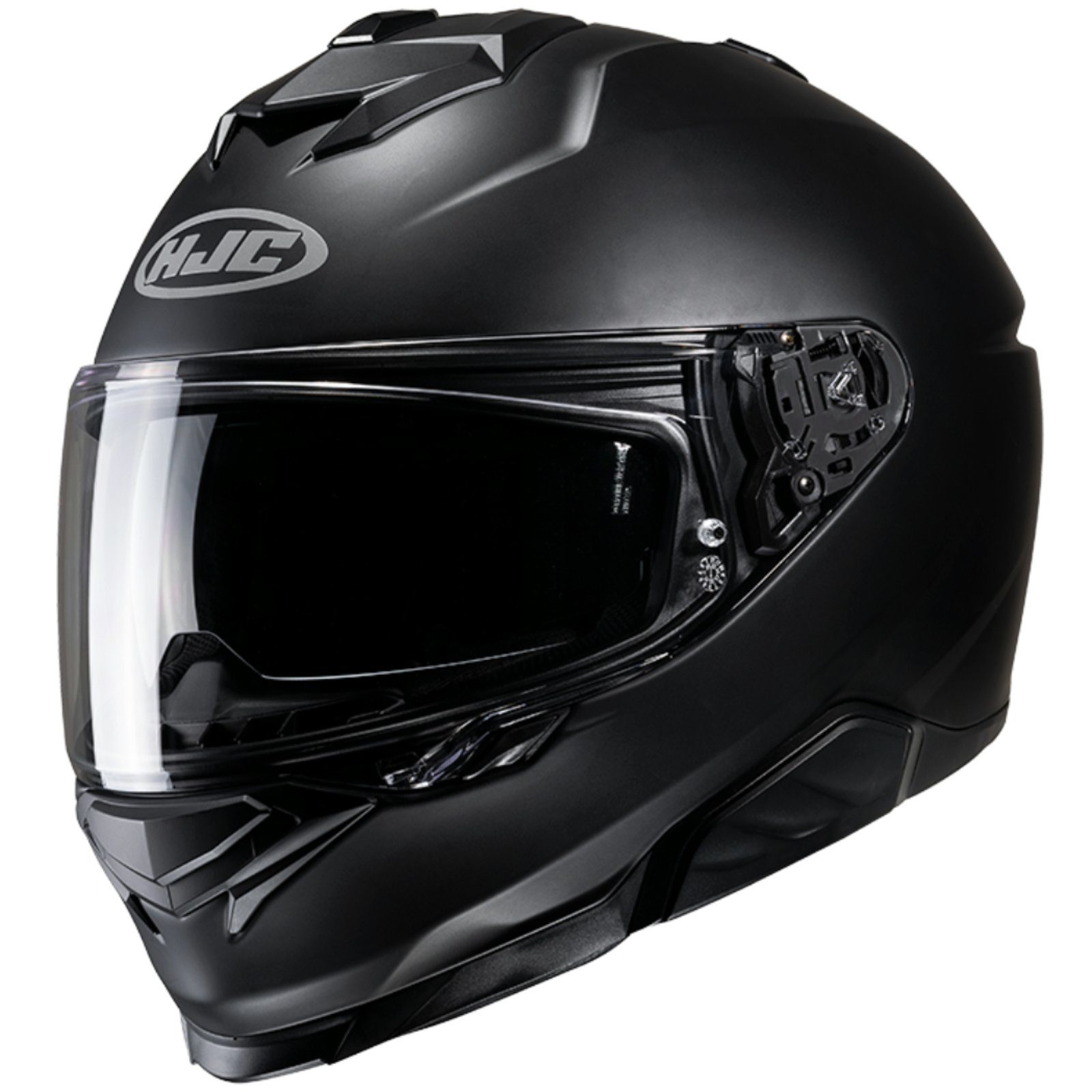 HJC Motorradhelm HJC i71 Solid semi matt schwarz Integralhelm M (1er Set)