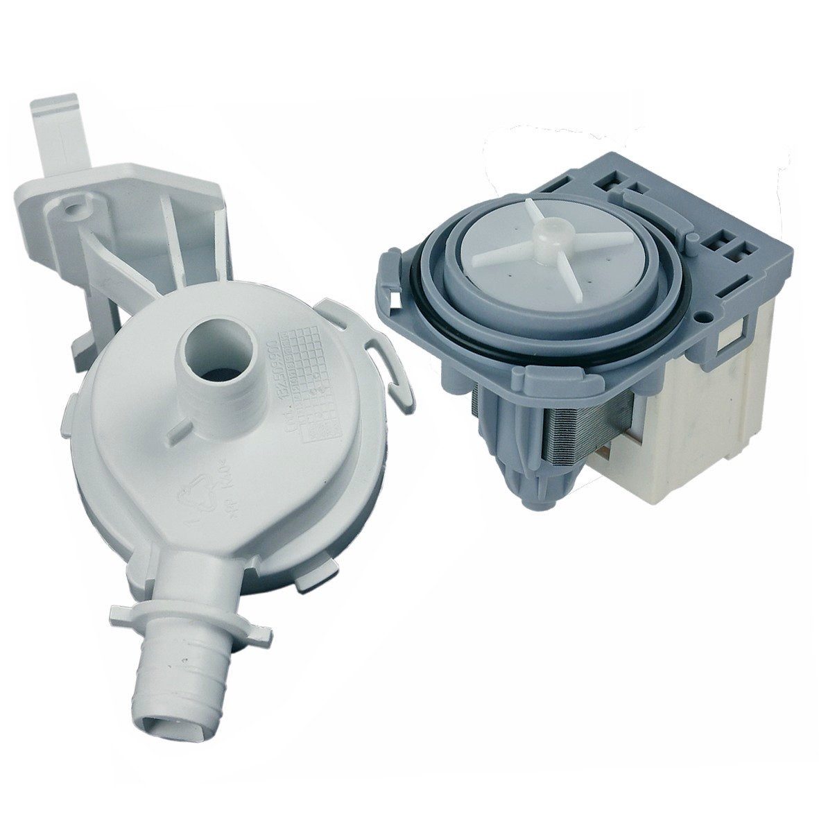 Electrolux Elektropumpe Umwälzpumpe AEG Electrolux 405525055/1, mit Pumpenstutzen für Waschmaschine