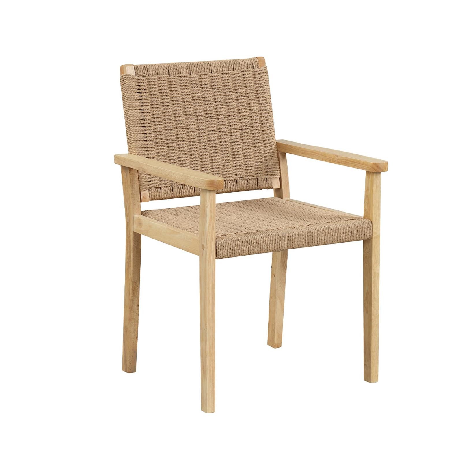 KOMFOTTEU Gartenstuhl Esszimmerstuhl (2er Set), bis zu 180 kg belastbar