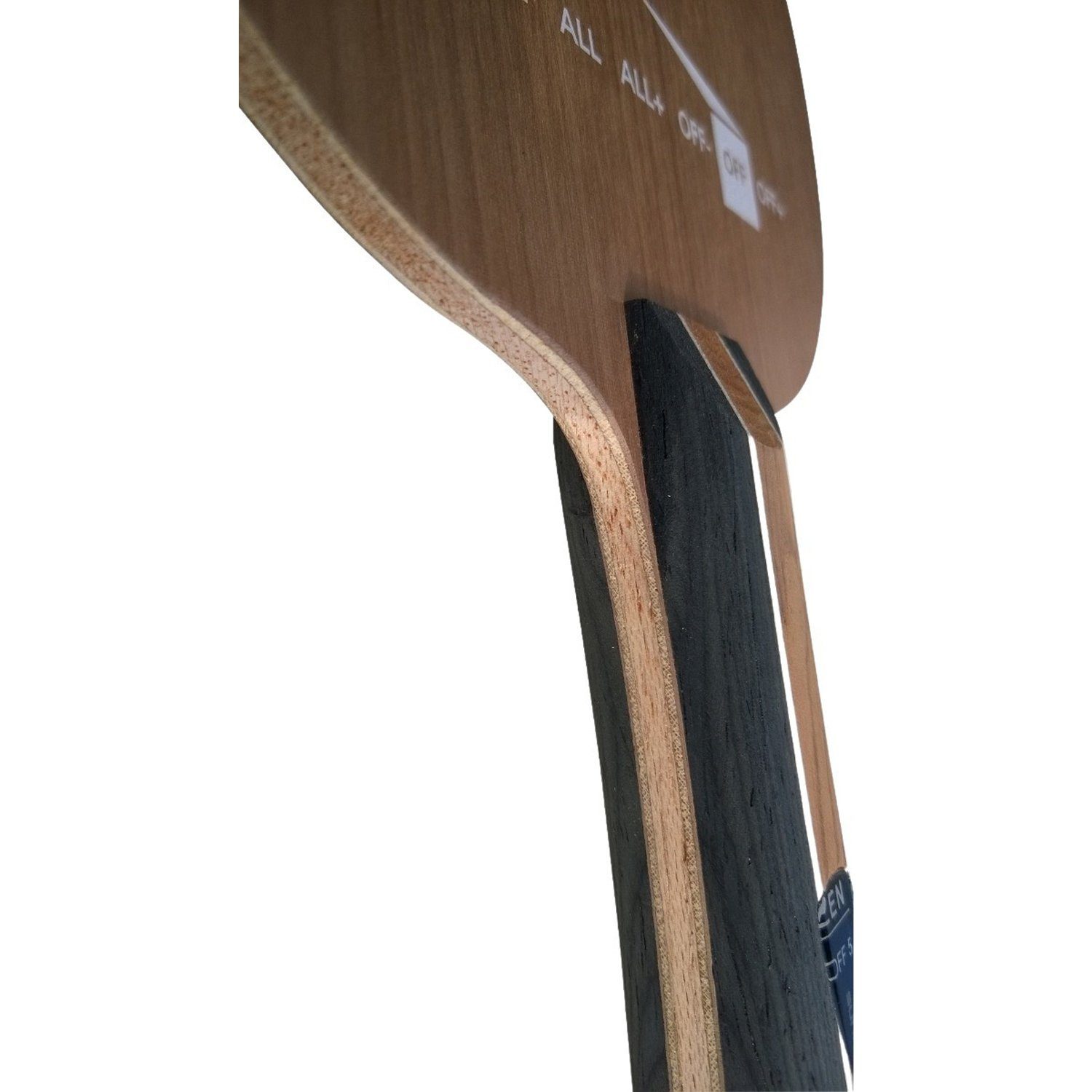 Sunflex Tischtennisschläger Zen Off 5 Tischtennis-Holz konkaver Griff