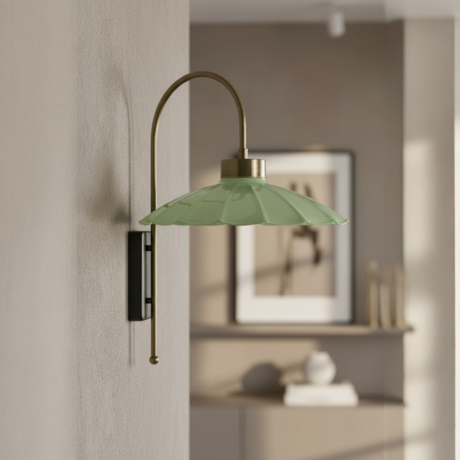 Bamyum Wandleuchte Risso Vintage Metall Wandleuchte, ohne Leuchtmittel