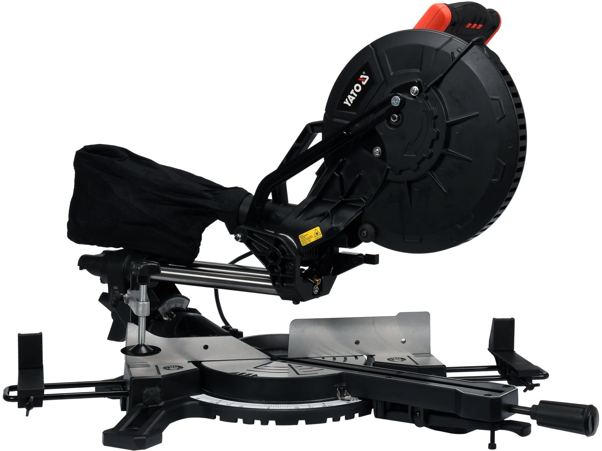 Yato Kapp- und Gehrungssäge UKOŚNICA 255MM DO DREWNA I STALI 1800W, Kapp- und Gehrungssäge 255 mm für Holz und Metall, 1800 W mit Laser