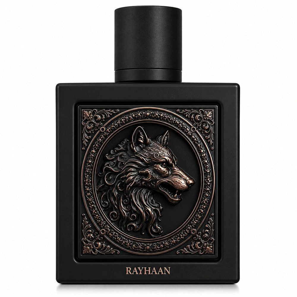 Rayhaan Duft-Set Wolf EDP 100ml Herren Duft + Parfümzerstäuber (leer) Set