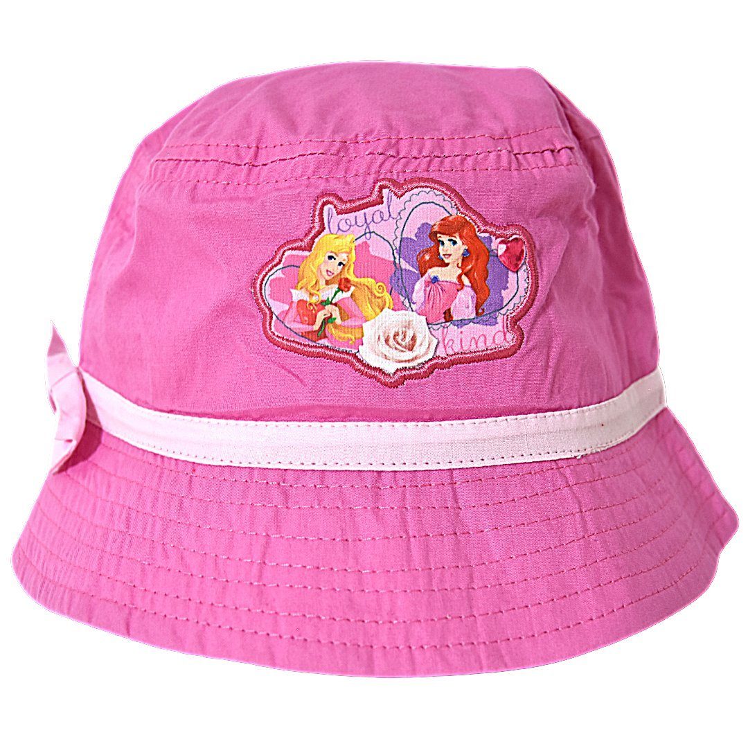 Disney Princess Fischerhut Ariel & Aurora Mädchen Bucket Hut Größe 52-54 cm Pink