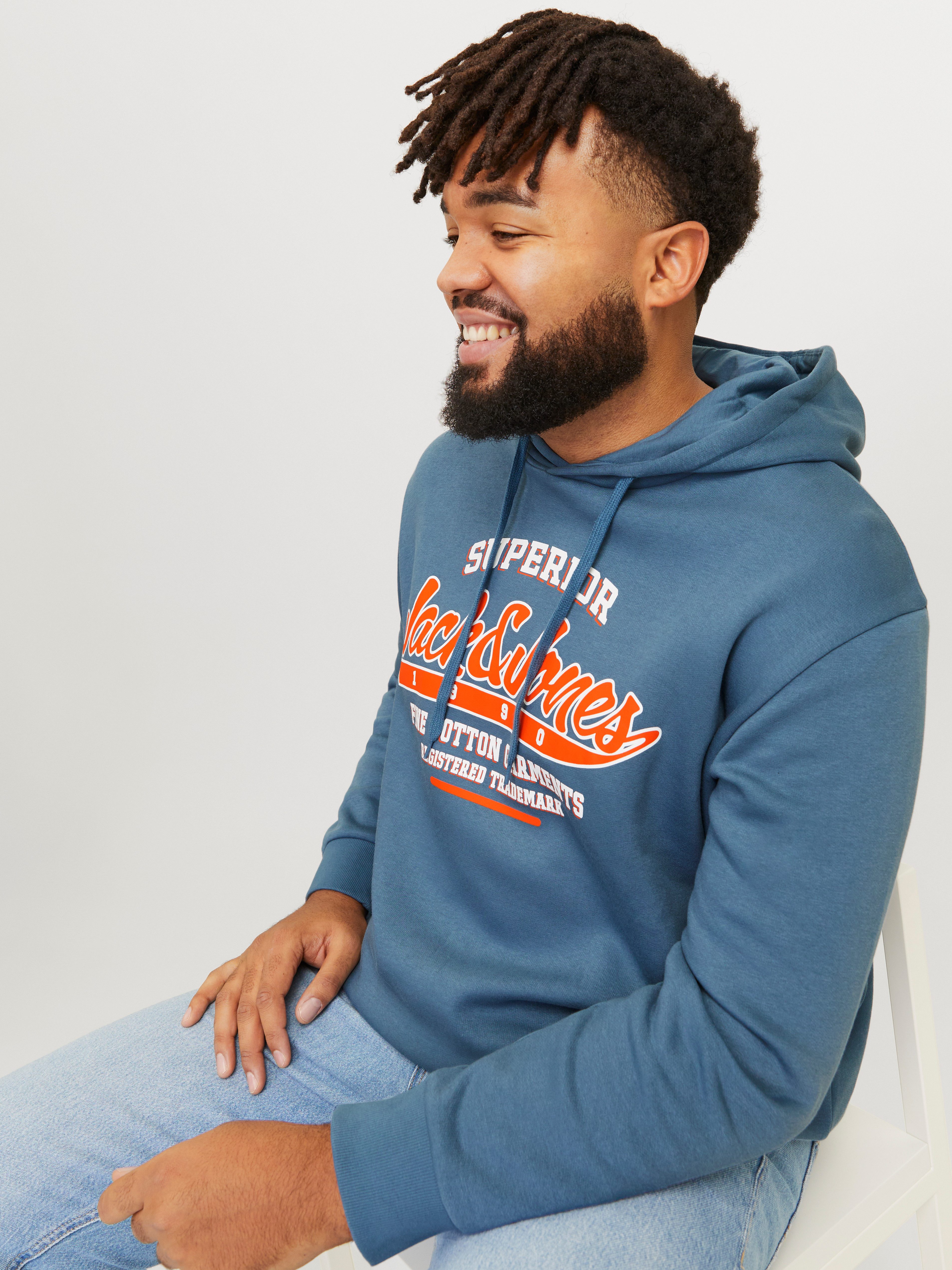 Jack & Jones PlusSize Hoodie JJELOGO günstig online kaufen