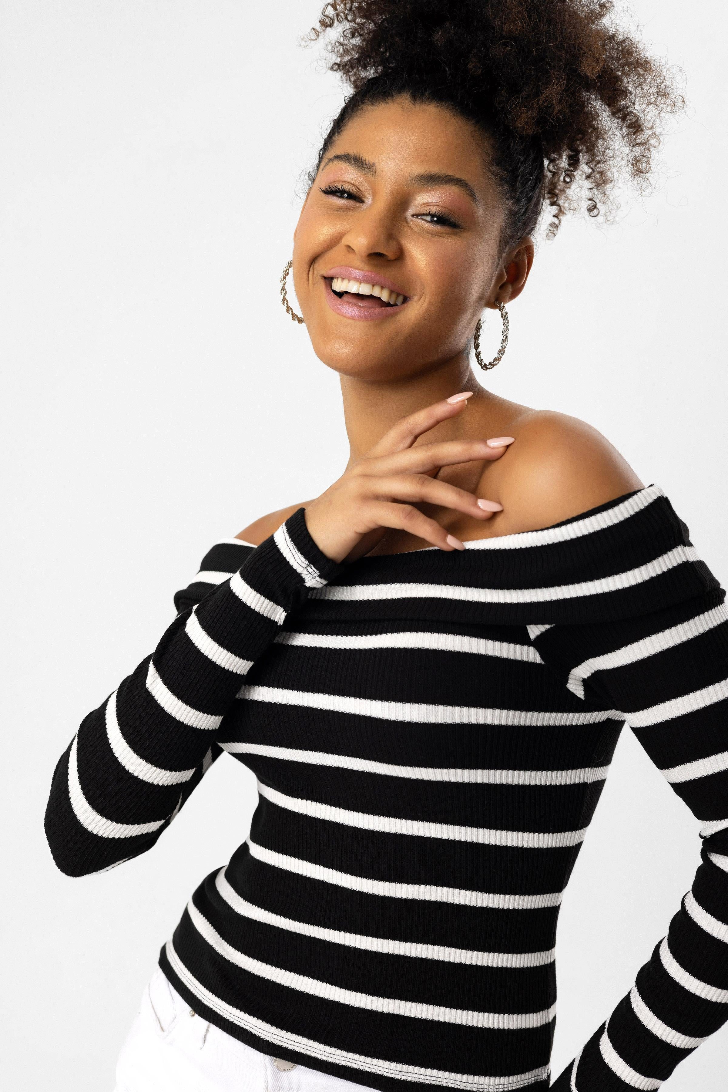 No Matter What T-Shirt Schulterfreie, schmale günstig online kaufen