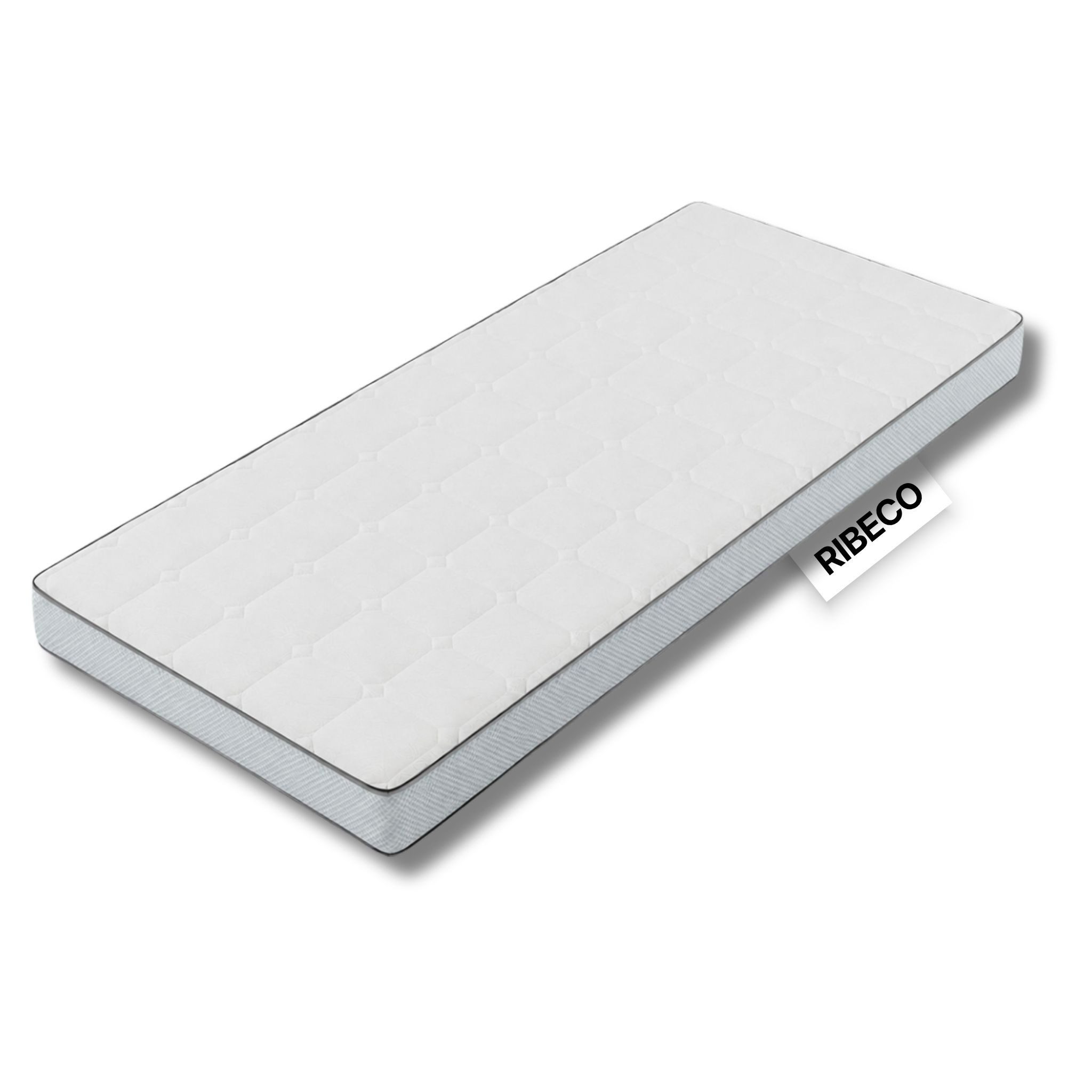 RIBECO, Topper Aaron MAXI, Topper 90x200 cm,180x200 cm, 11 cm hoch, Gelschaum, Matratze, Boxspringbett geeignet, ergonomisch, Made in EU
