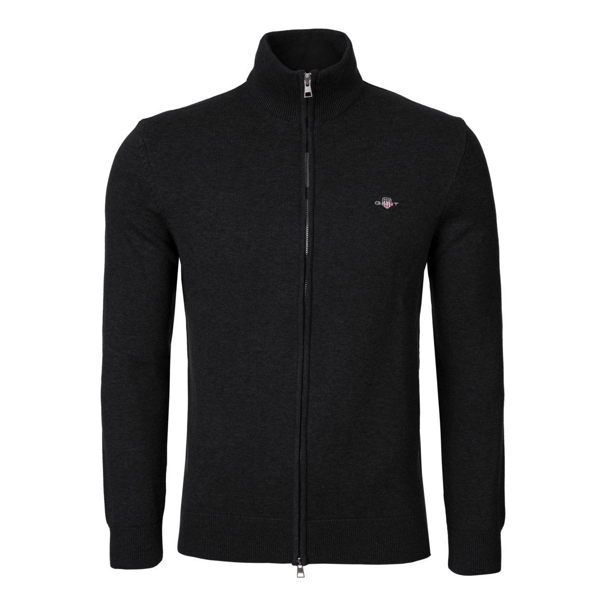 Gant Strickjacke Casual Cotton Zip Cardigan Herren Sweatjacke, Feinstrickja günstig online kaufen