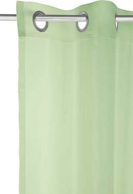 Gardine Batist, Leonique, Ösen (1 St), transparent, Polyester, transparent verschiedene Größen