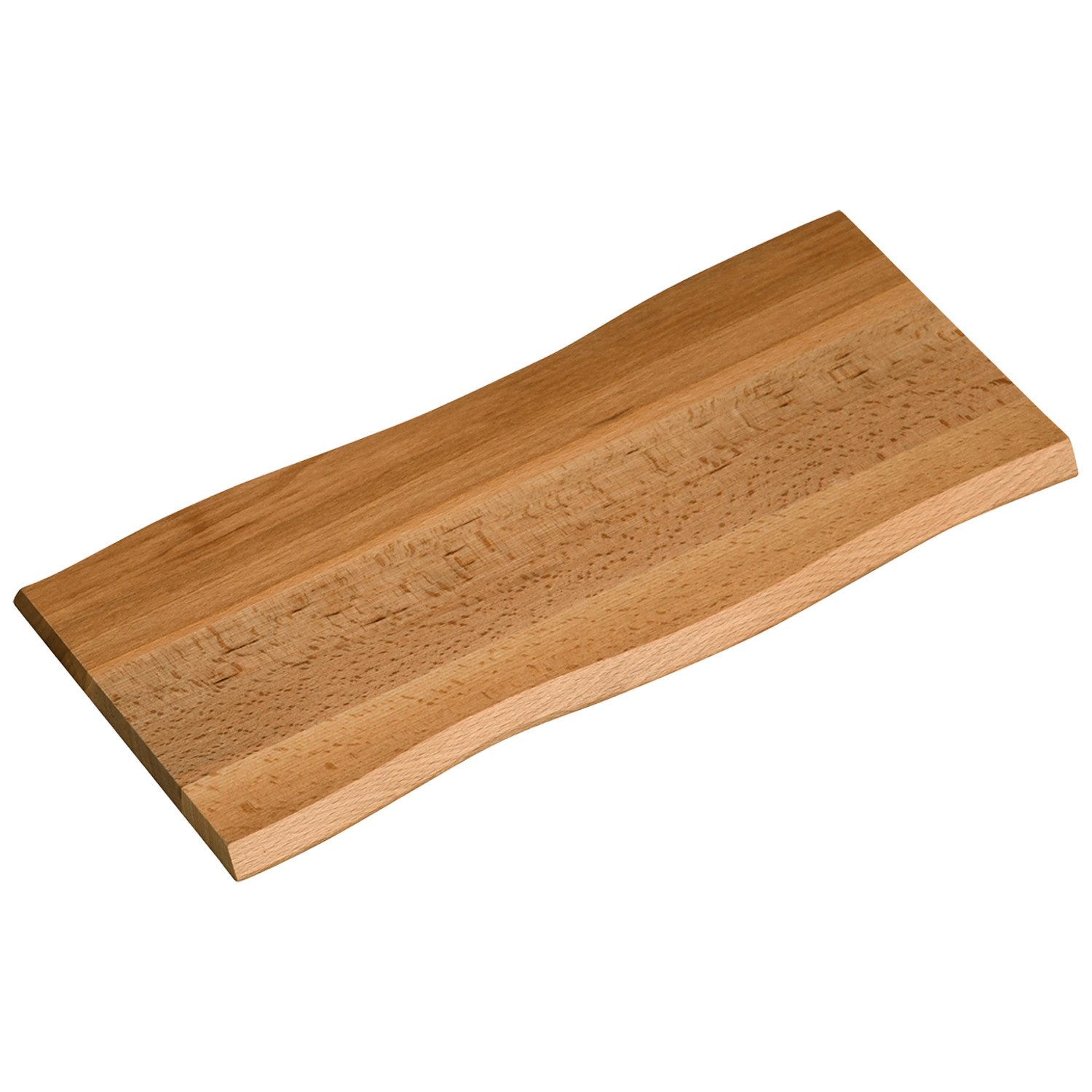 Kesper Frühstücksbrett 5 Stück Schneidebretter, Kernbuche -38 x 17cm, Holz, (5-St), zum Brandmalen oder für eine Laser Gravur geeignet