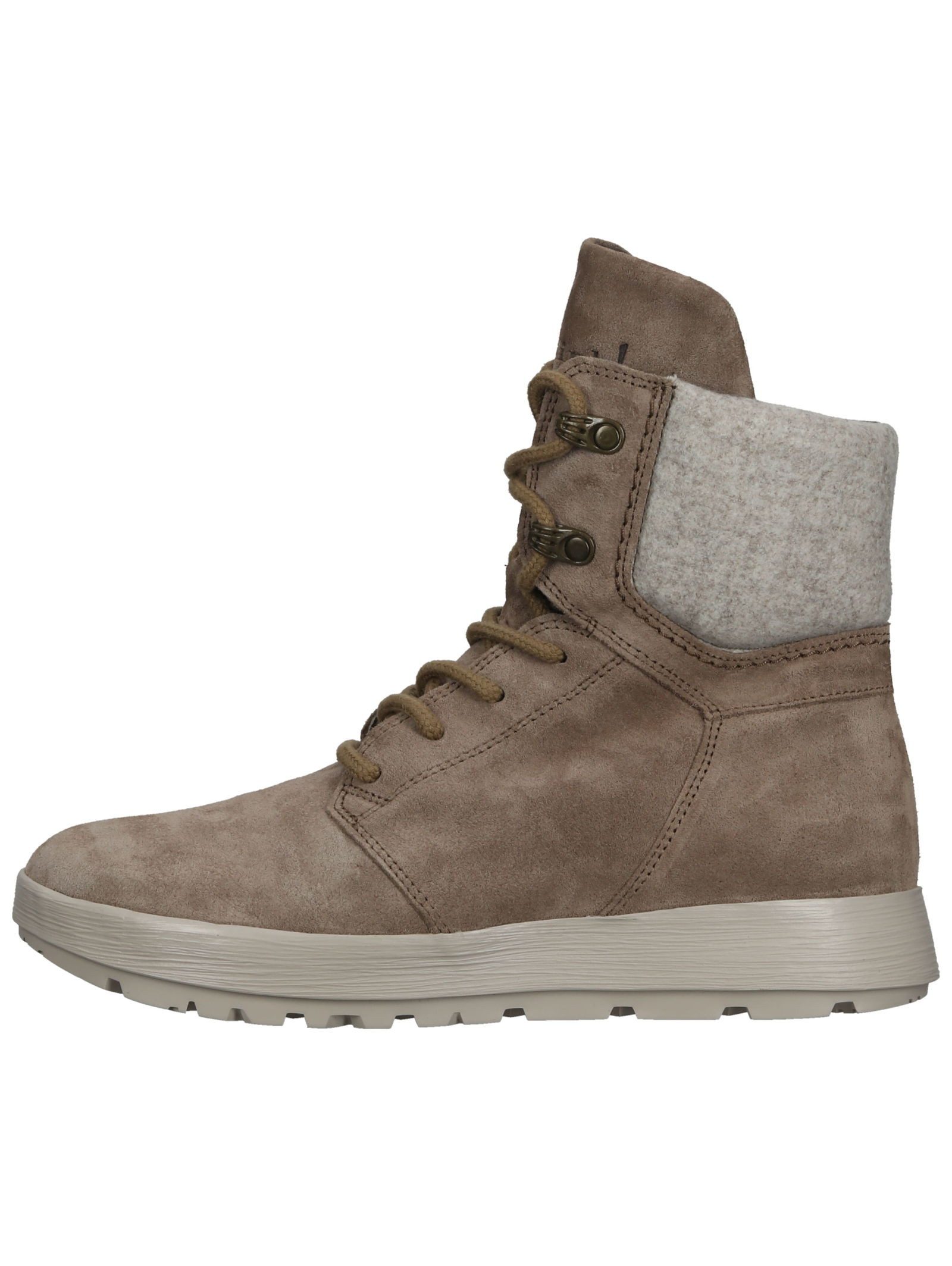 Think! Think! Stiefelette Veloursleder Schnürstiefelette