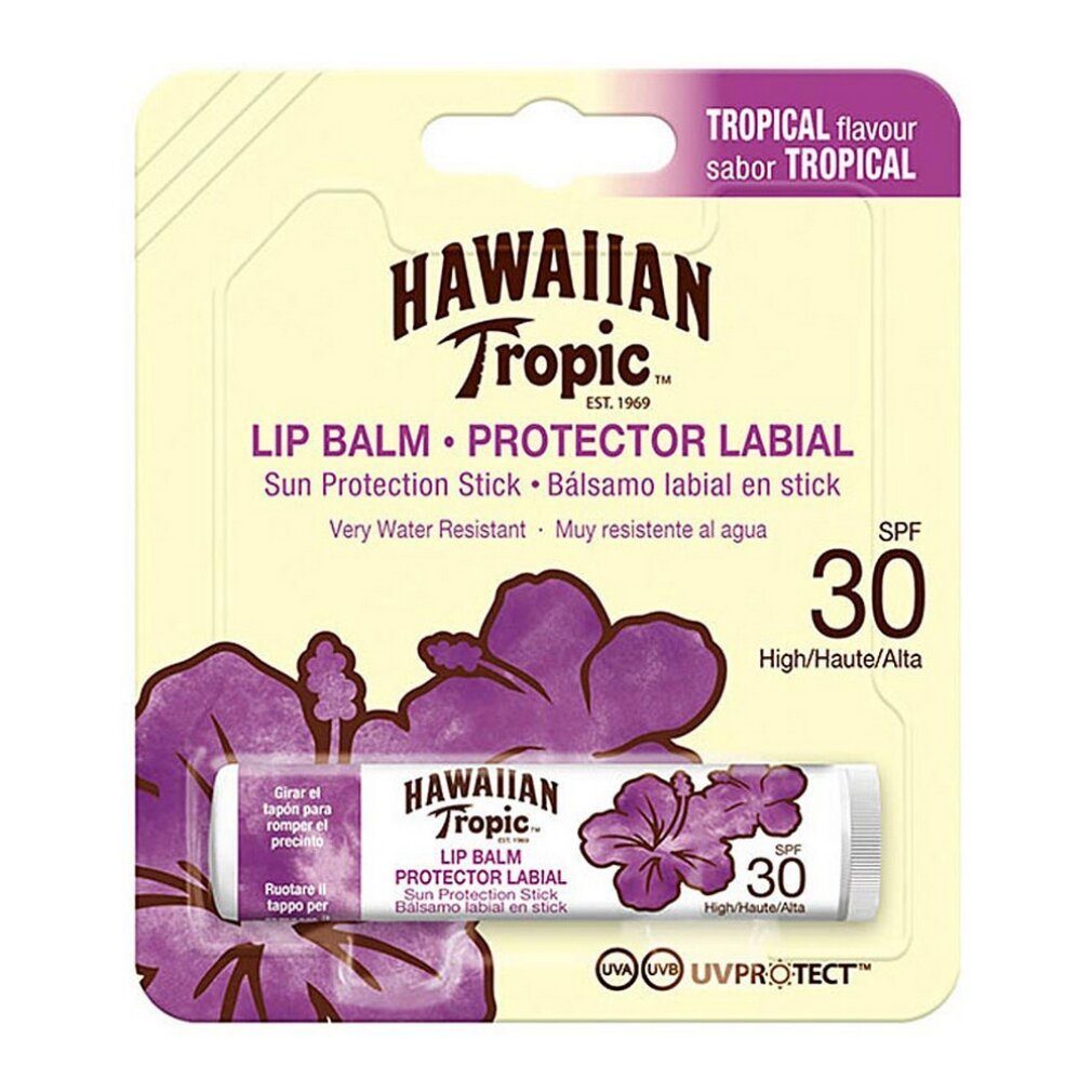 Hawaiian Tropic Lippenpflegemittel Lip Balm Sun Protection Stick Spf30 Water Resistant