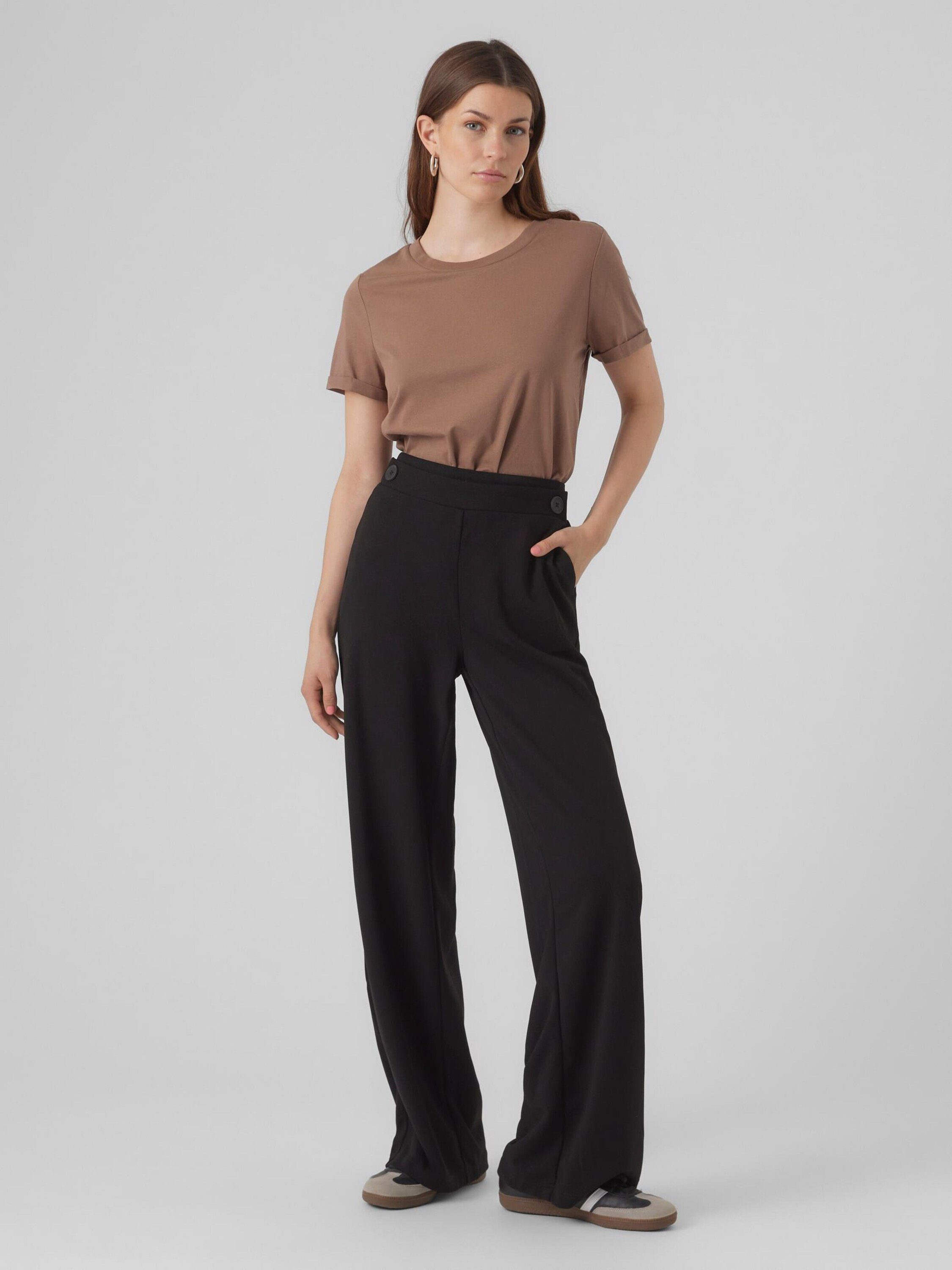 Vero Moda Stoffhose VMLiva (1-tlg) Drapiert/gerafft günstig online kaufen