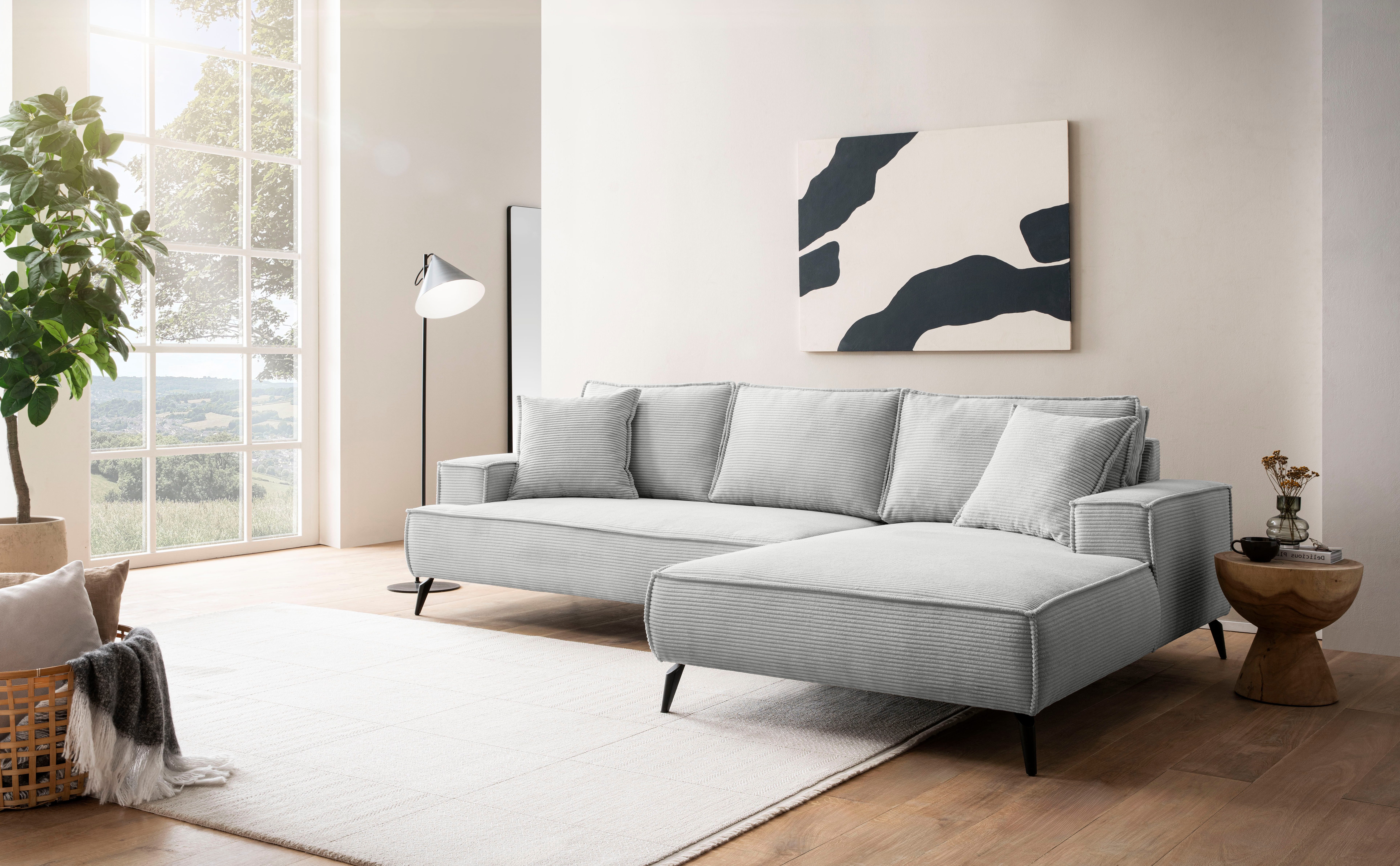 andas Ecksofa TVINNU, L-Form in Cord, günstig online kaufen