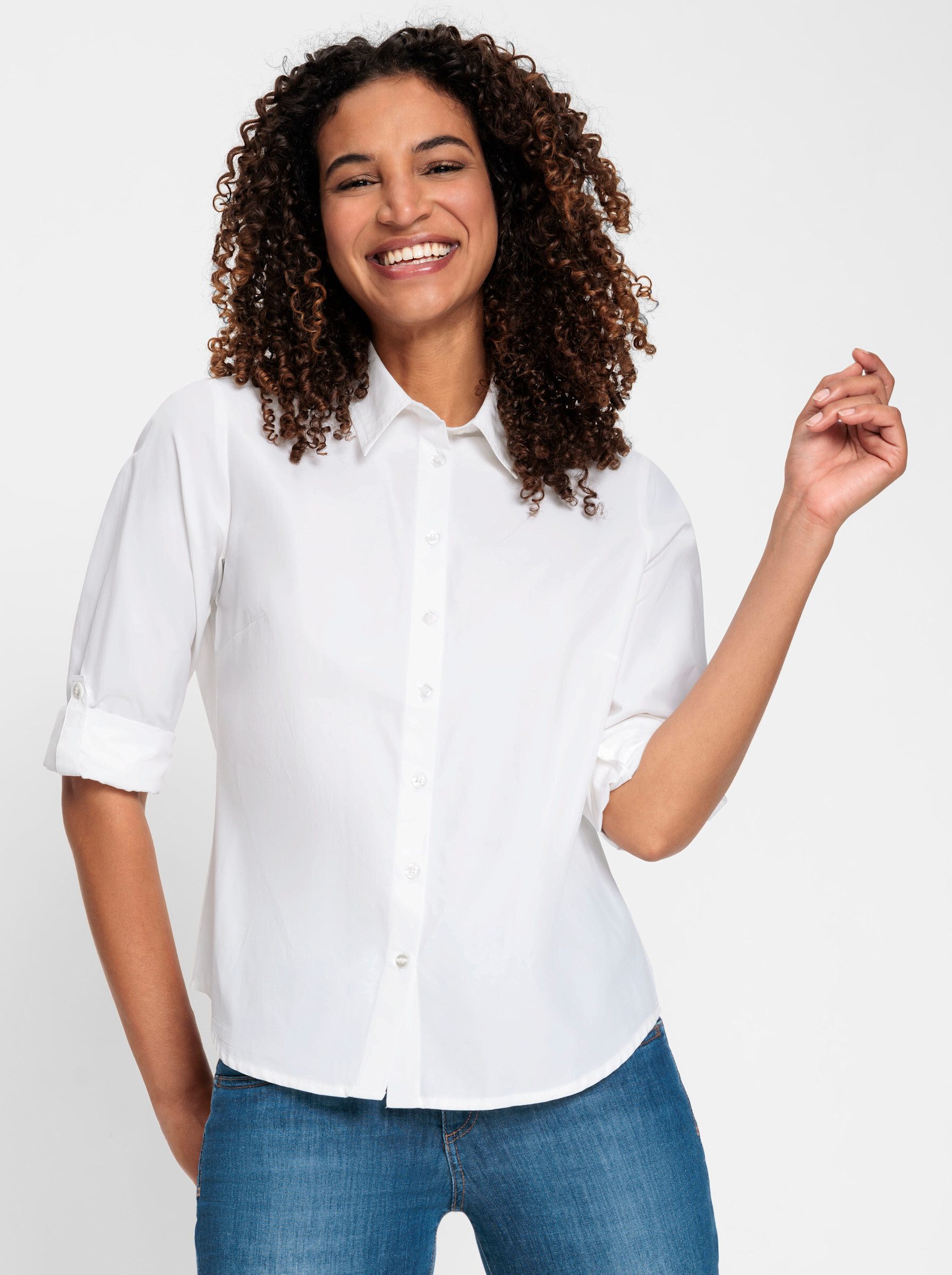 Witt Klassische Bluse Langarm-Bluse . günstig online kaufen