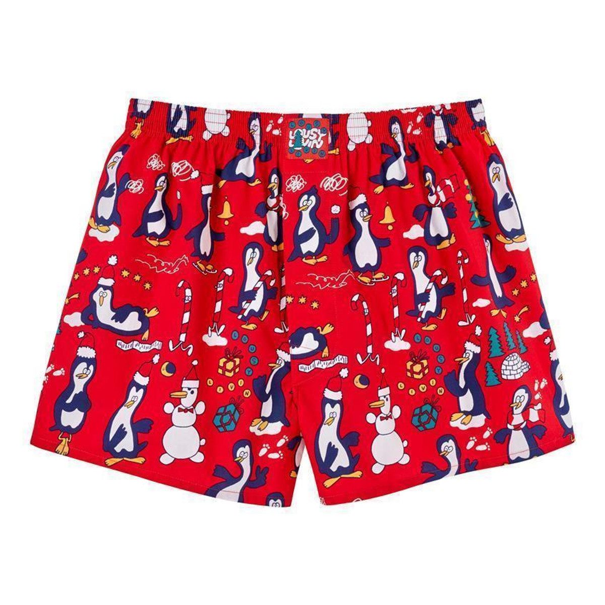 Boxershorts Lousy Livin Christmas Boxershorts "Pinguins"