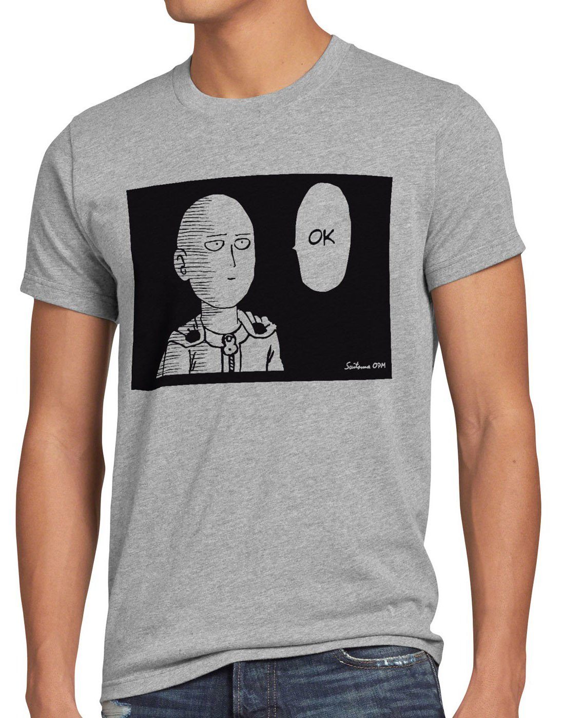 style3 T-Shirt Saitama Ok anime manga günstig online kaufen