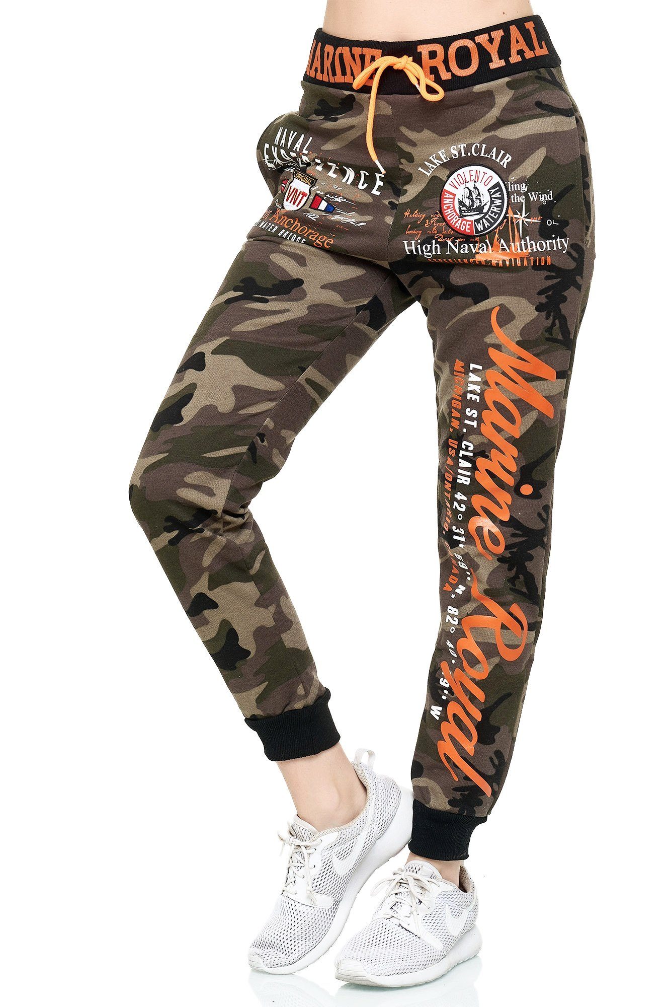 L.gonline Jogginghose Damen JoggingHOSE lang, Trainingshose Baumwolle, Spor günstig online kaufen