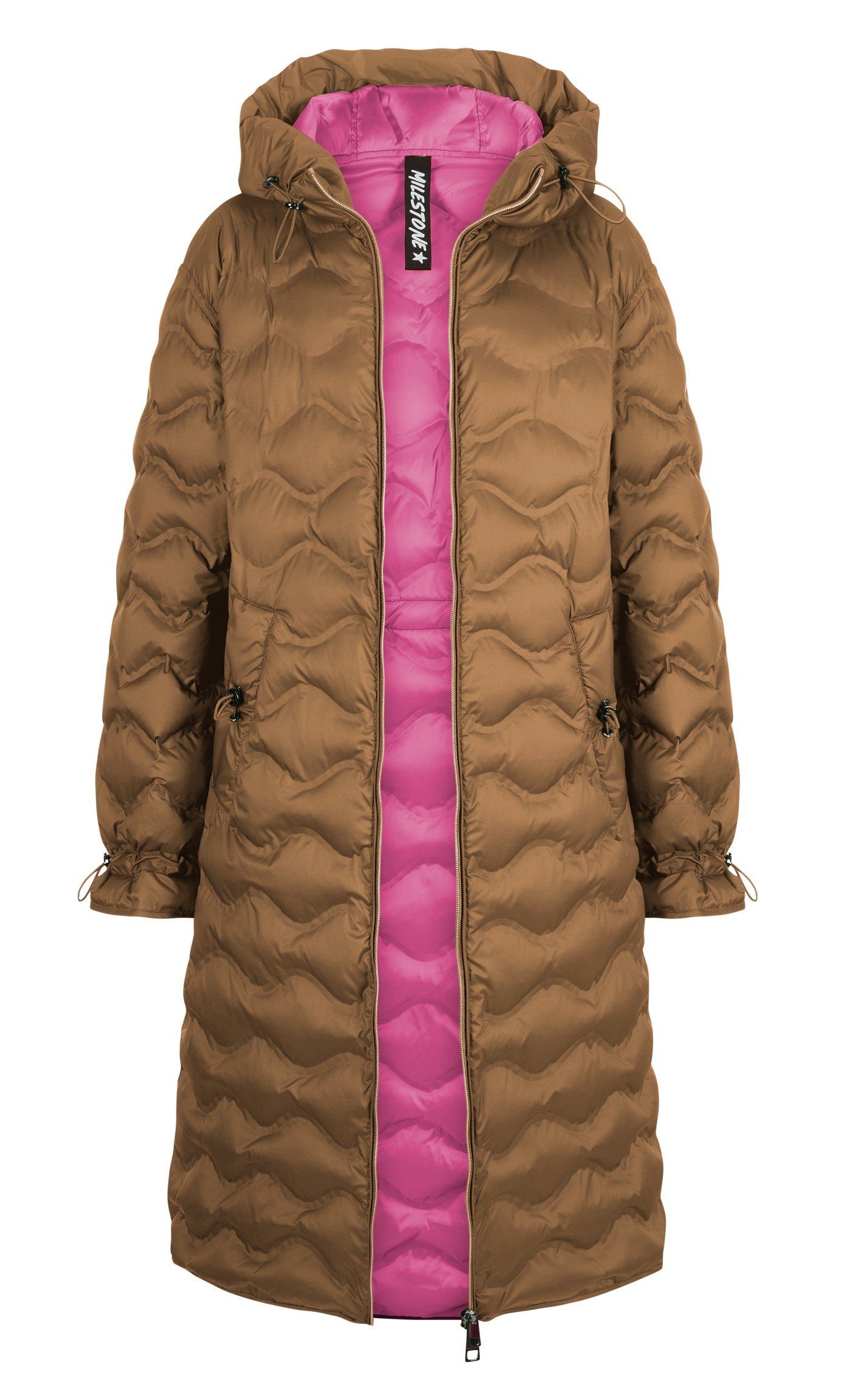 Milestone Daunenmantel MSLemongrass mit Kapuze und Zwei-Wege-Reißverschluss günstig online kaufen