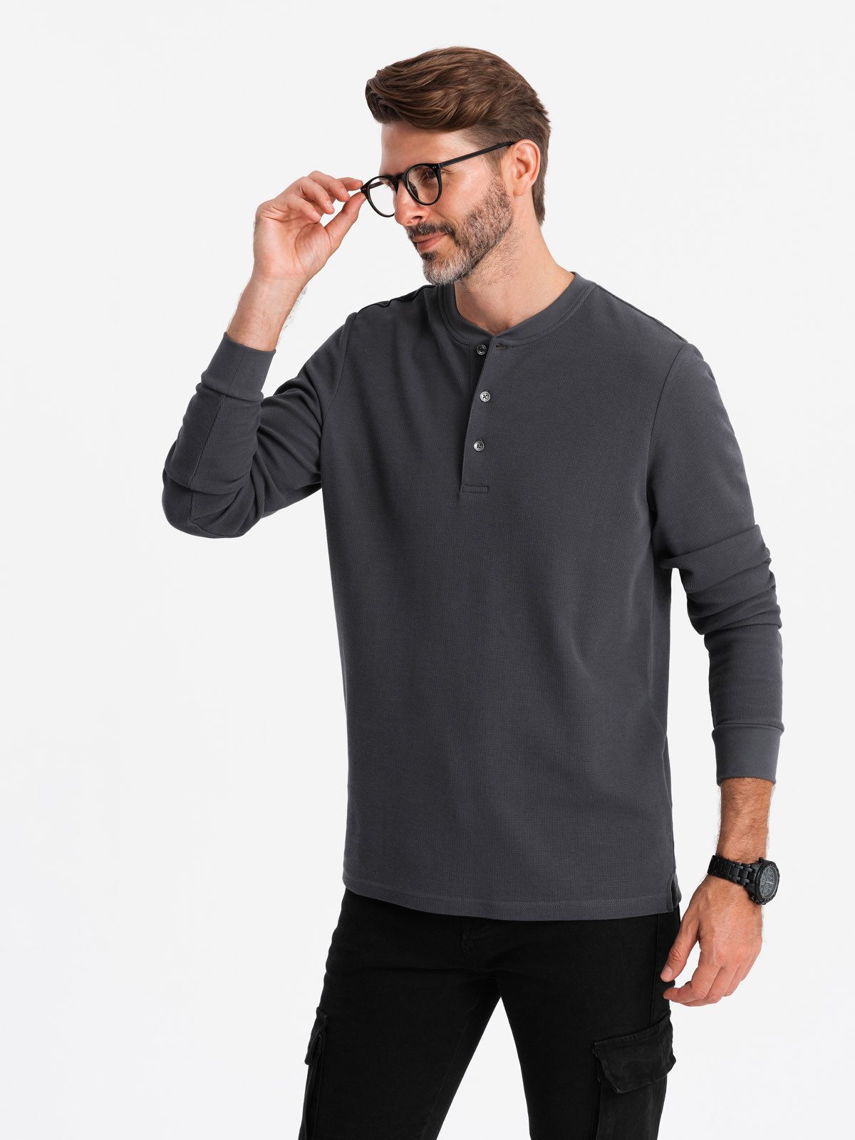 OMBRE Longsleeve Casual Longsleeve günstig online kaufen