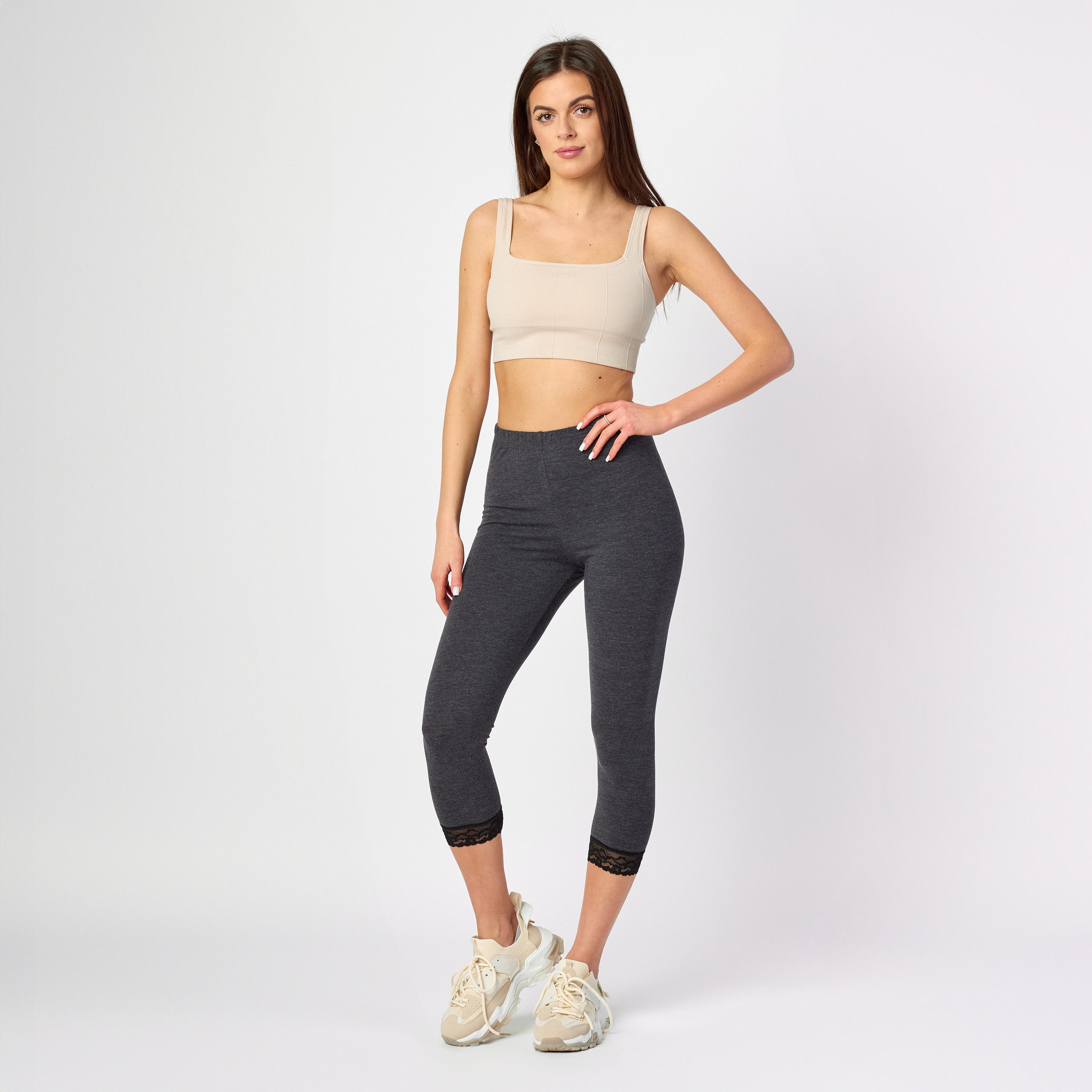 Merry Style Leggings Damen 3/4 Capri günstig online kaufen