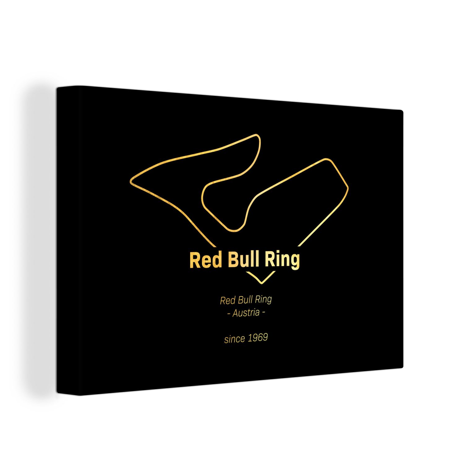 OneMillionCanvasses® Leinwandbild Red Bull Ring - Formel 1 - Rennstrecke, (1 St), Wandbild Leinwandbilder, Aufhängefertig, Wanddeko, 30x20 cm