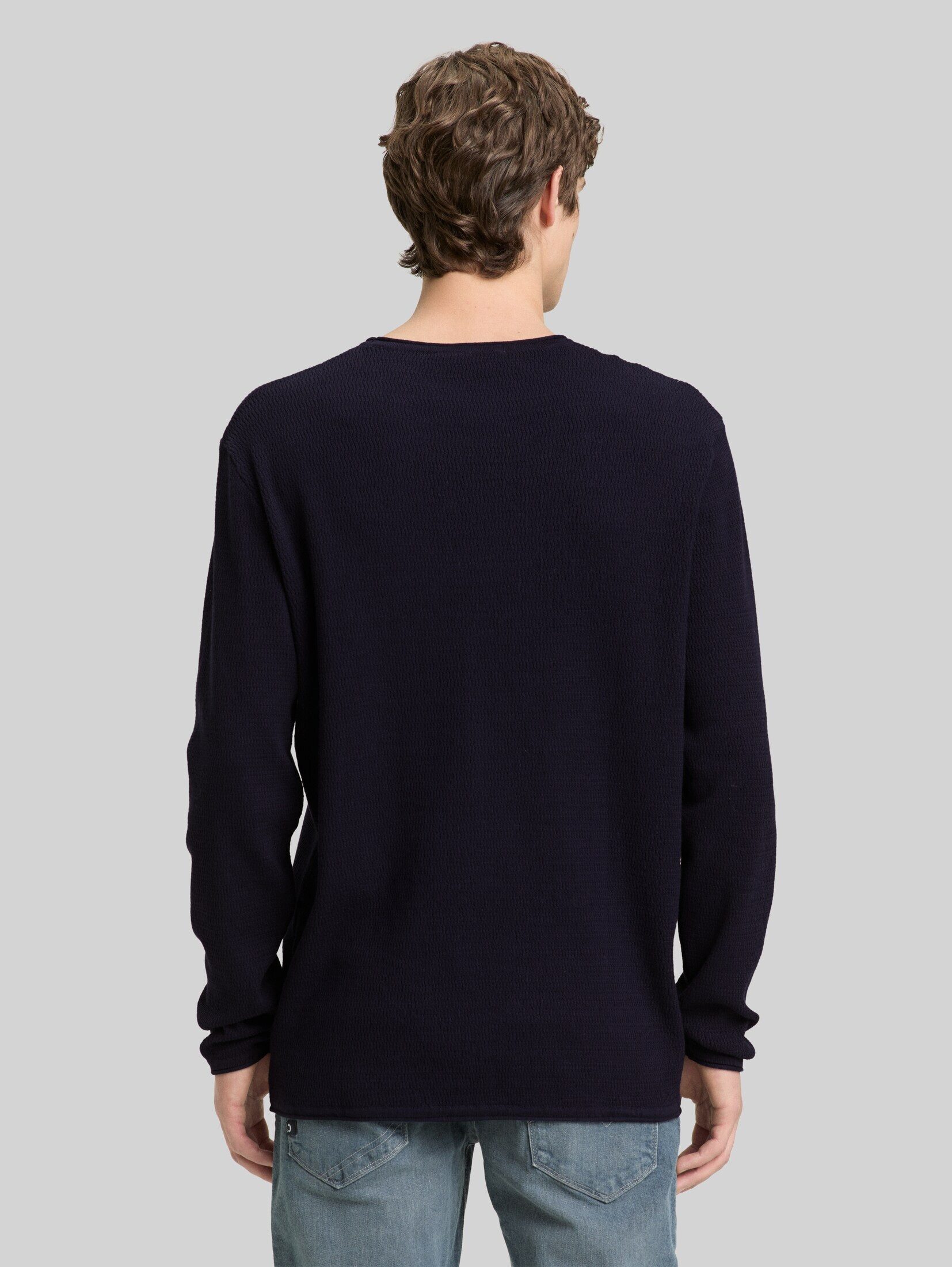 TOM TAILOR Denim Strickpullover Pullover & Strickjacken Strickpullover aus Baumwolle