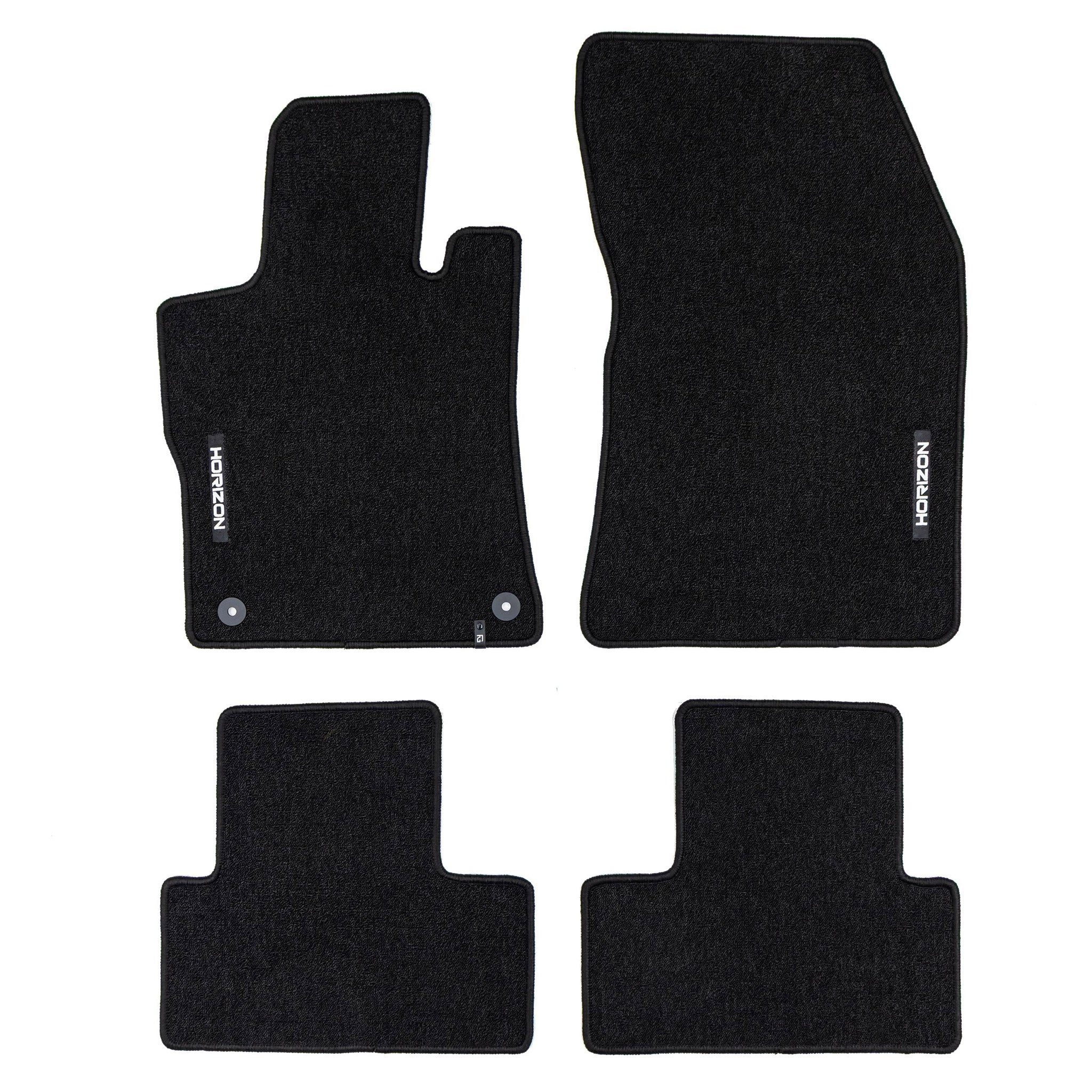 OMAC Auto-Fußmatten Velours für Opel Astra L 2022-2025 Autoteppich Automatten Schwarz 4tlg (4 St), für Opel Astra L 2022-2025 Opel Astra L 2022-2025, Antirutsch,Wasserfest,Einfache Installation