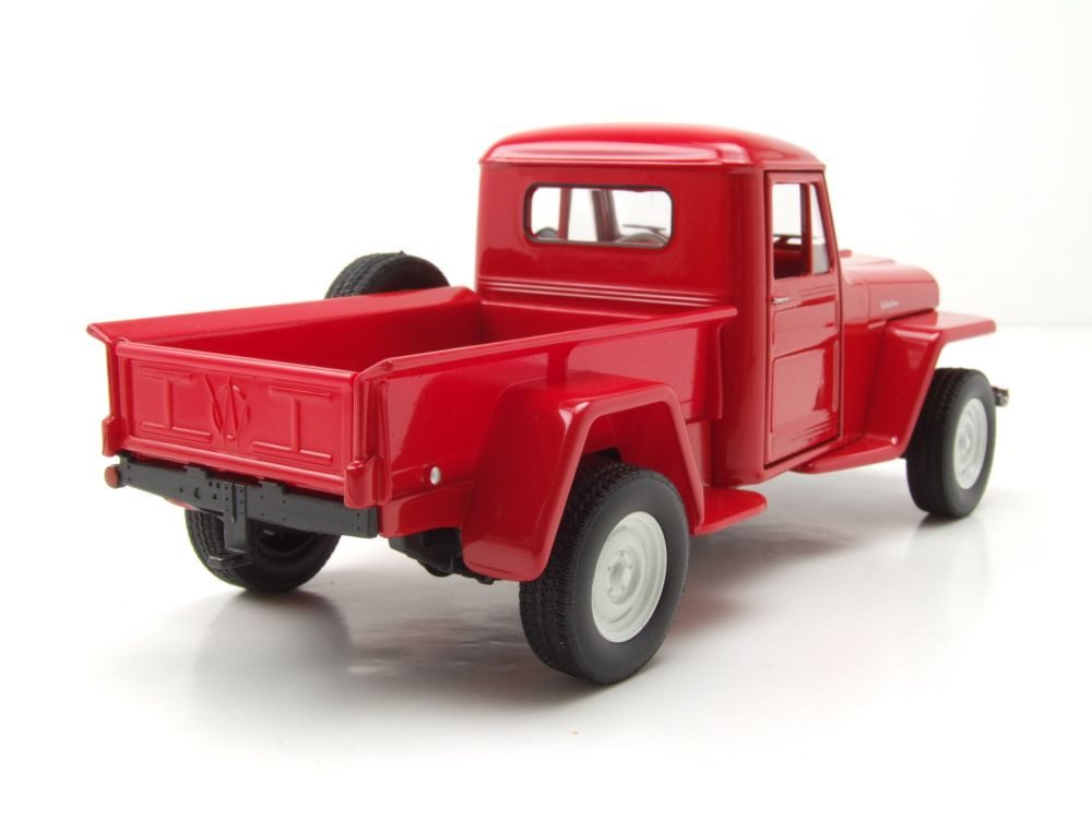 Welly Modellauto Willys Jeep Pick Up 1947 rot, Maßstab 1:24
