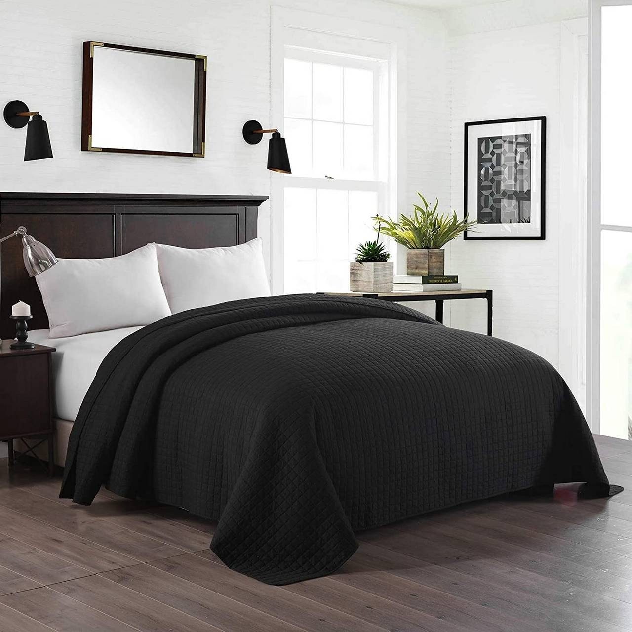 Woltu Tagesdecke, Patchwork Wendedesign Kariert, unterfüttert günstig online kaufen