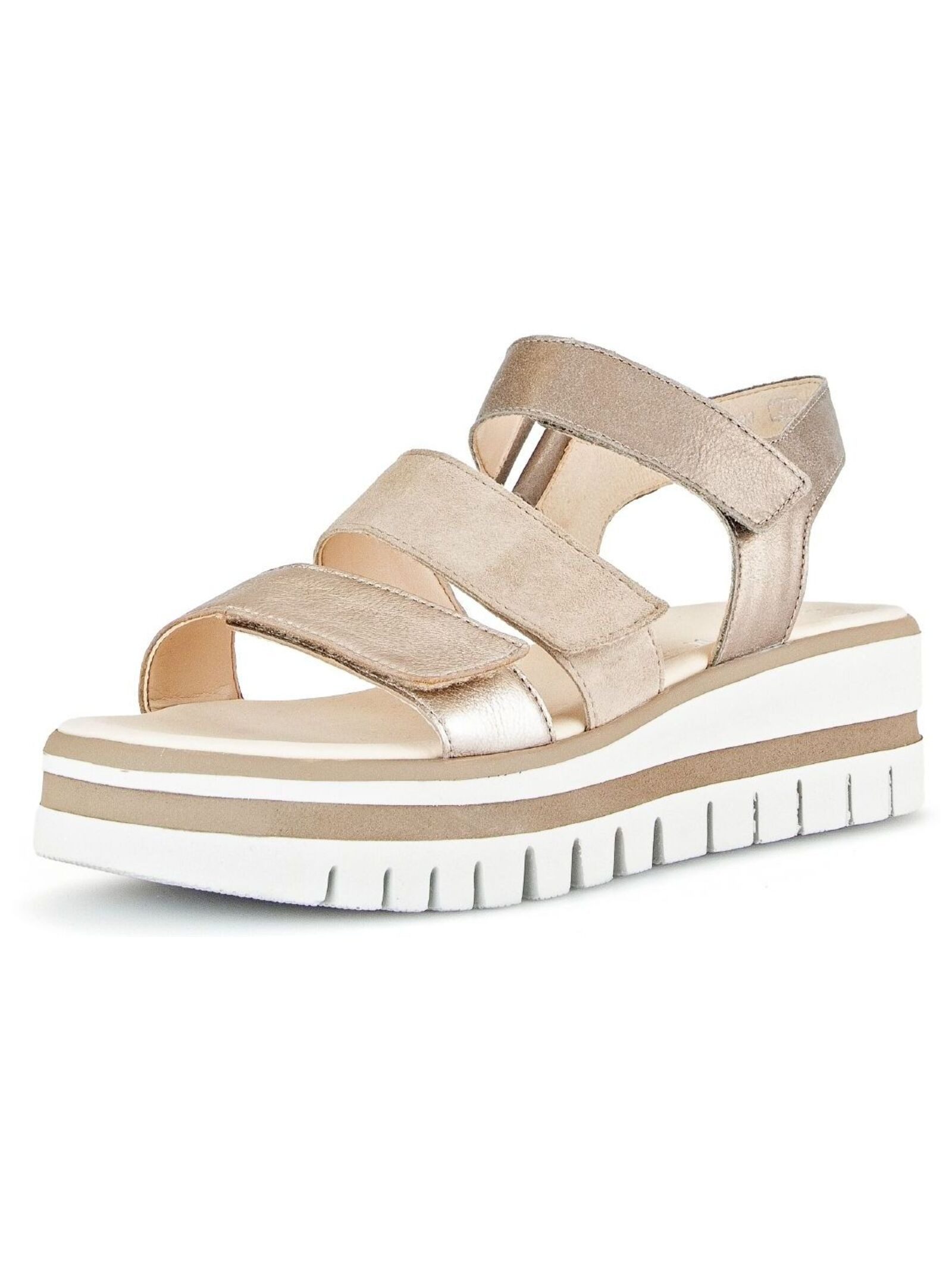 Gabor Sandalen Veloursleder/Textil Keilsandalette günstig online kaufen