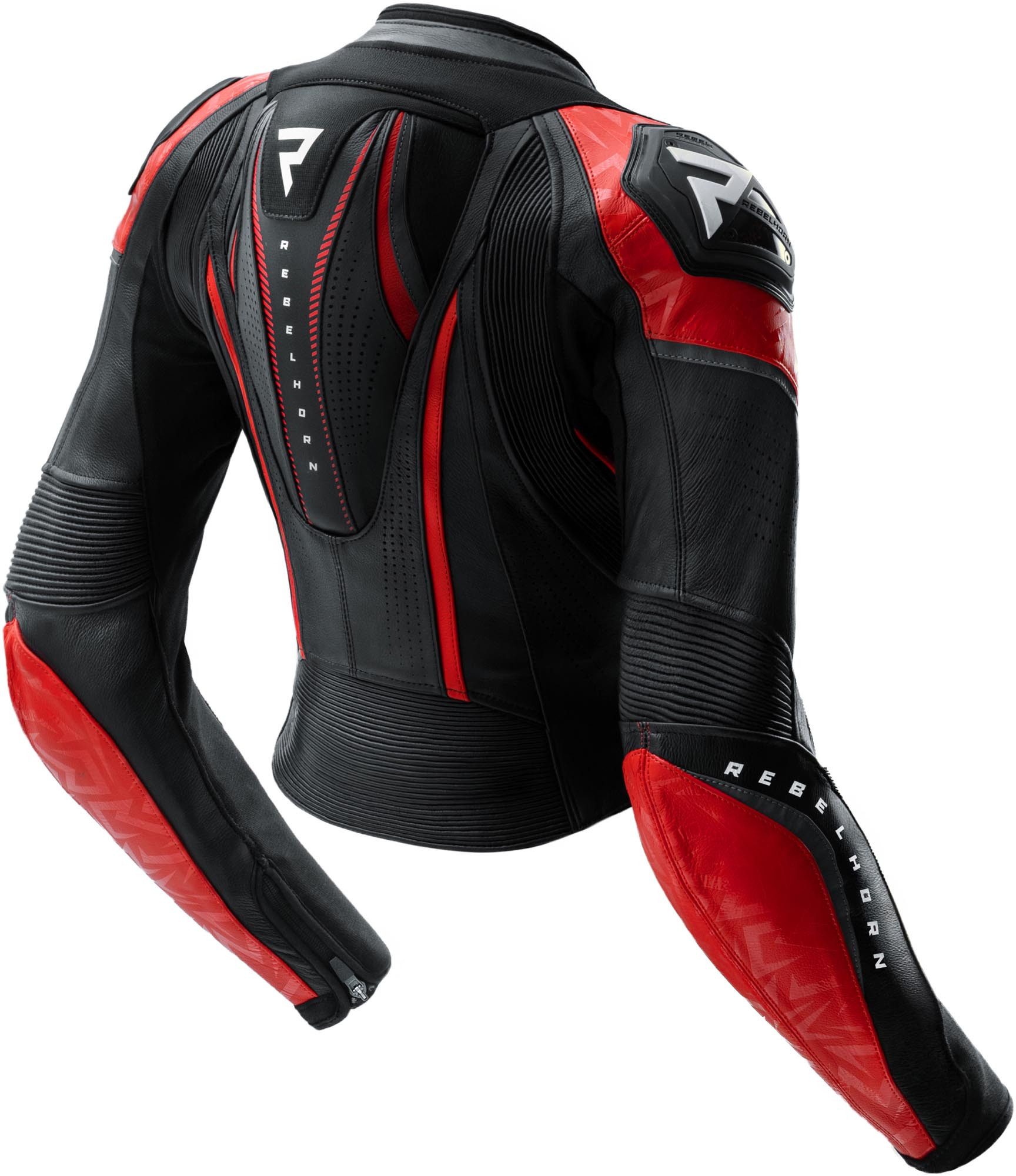 Rebelhorn Motorradjacke Diva RS Damen Motorrad Lederjacke Rückenprotektor enthalten,Verbindungsreißverschluss,Ellenbogenpro