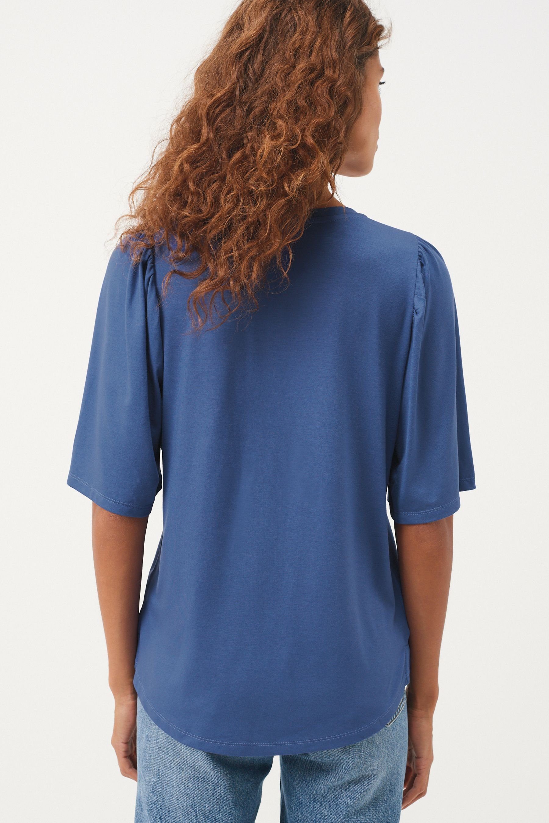 Damen Shirts Next Blusenshirt Kurzärmeliger Baumwoll-Schlafanzug