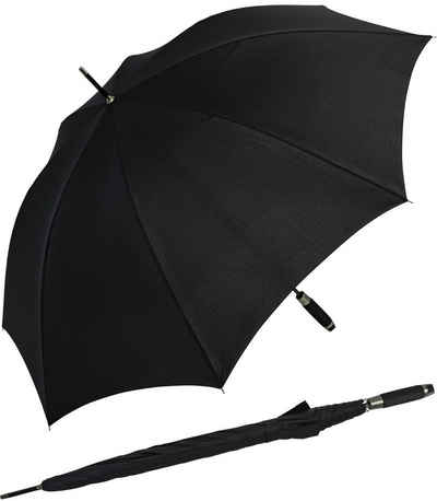 doppler® Langregenschirm XXL Golfschirm, Partnerschirm für Damen und Herren, groß und stabil, uni-Sommerfarben - schwarz