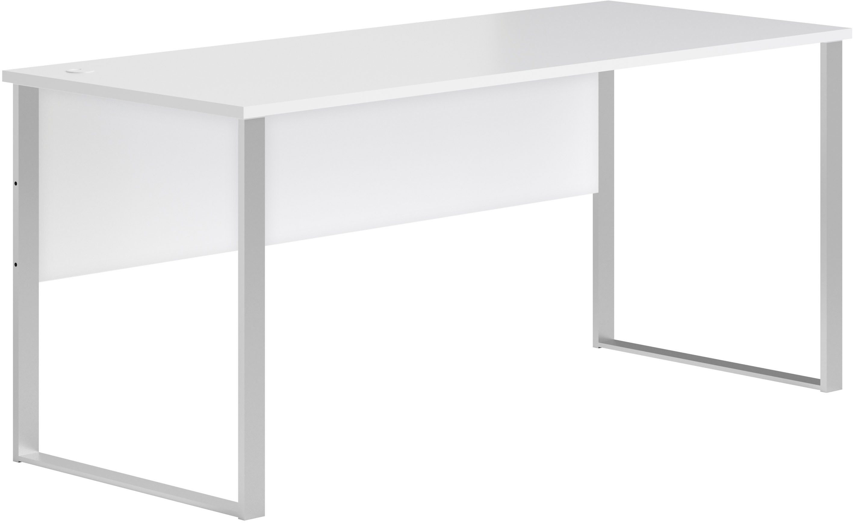 BEGA OFFICE Schreibtisch Amanda (1-St), Kabeldurchlass, Metallkufen, Breite 170 cm