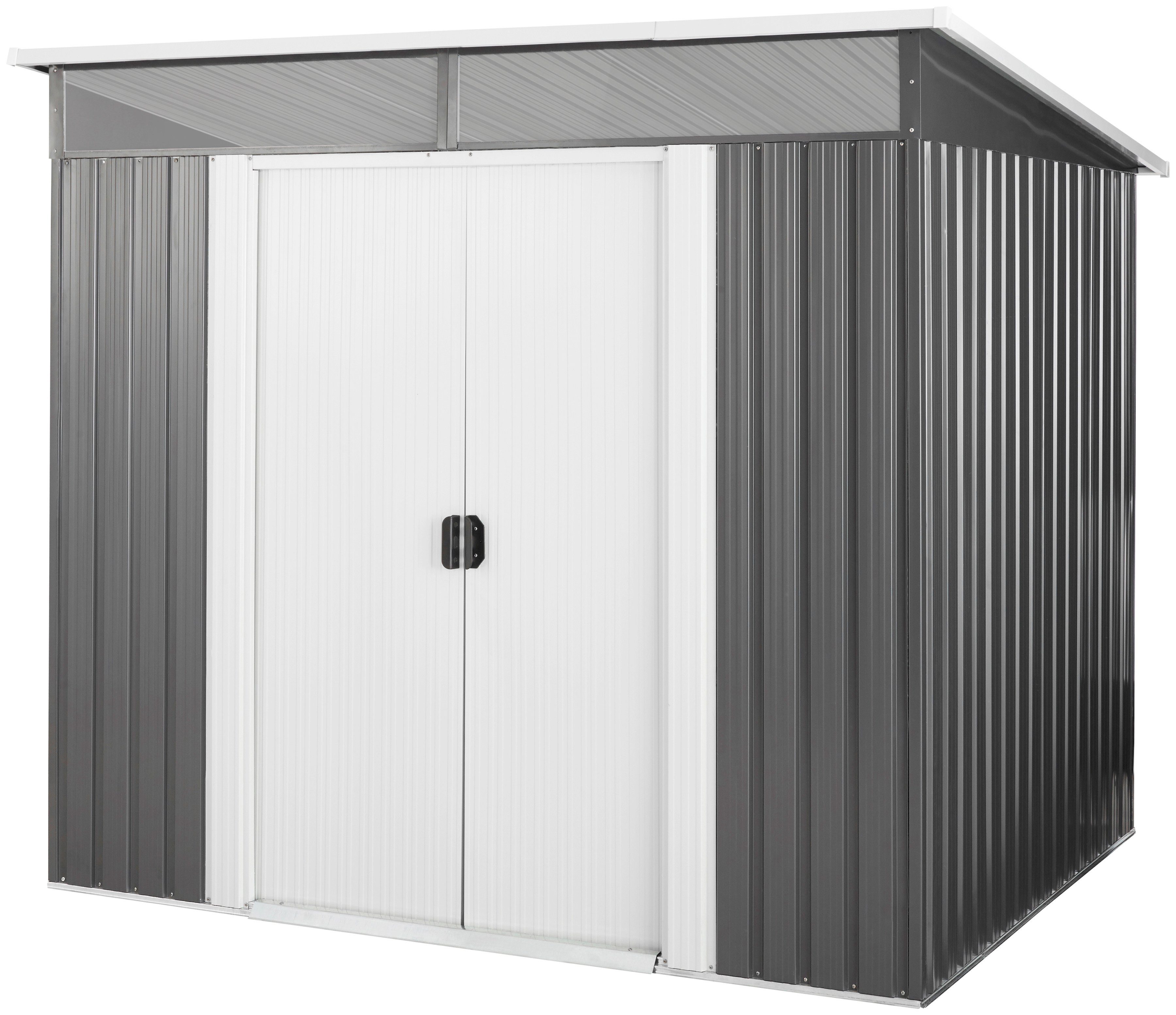 Gerätehaus 238x193 BxT: cm, Metall KONIFERA T-0608PS,