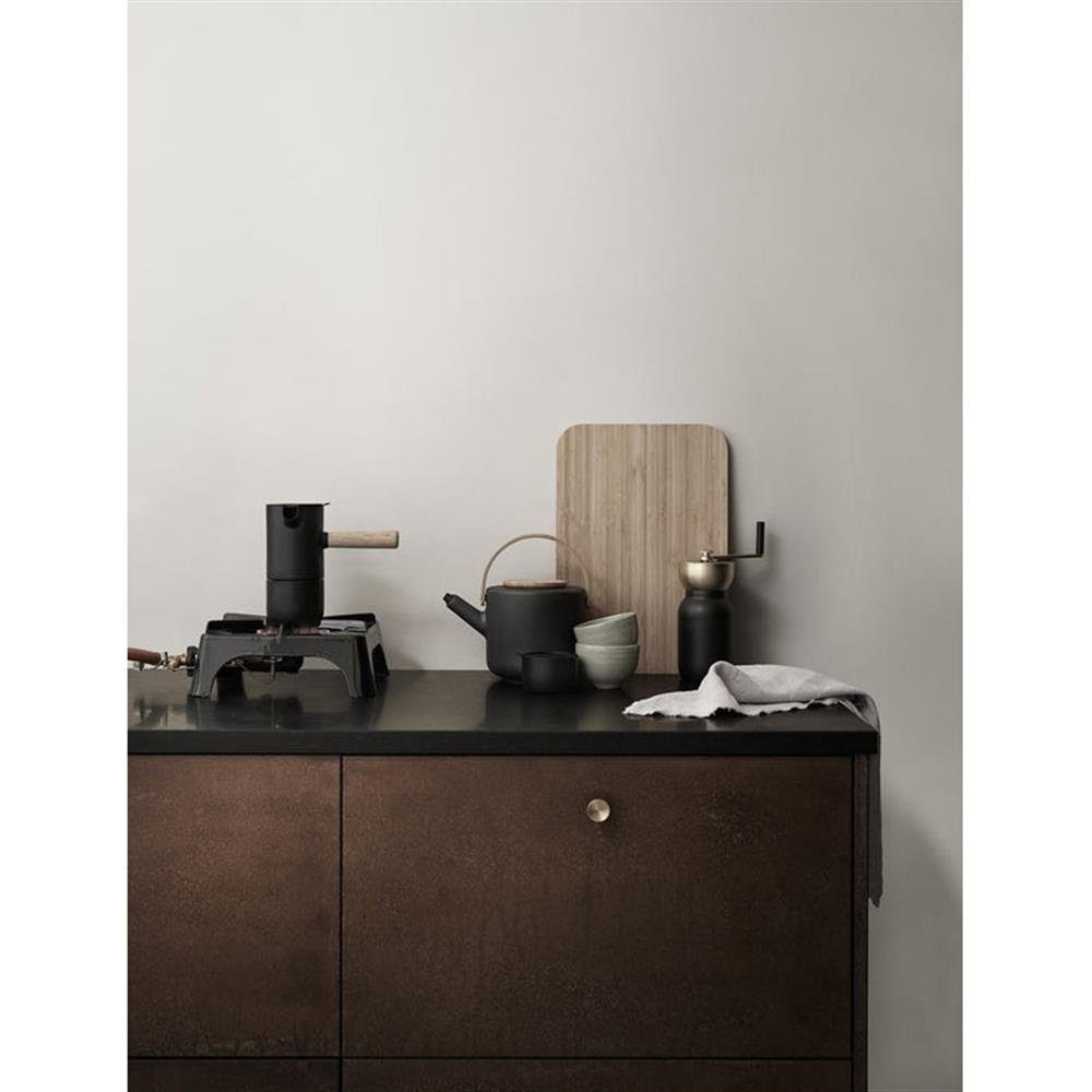 Stelton Espressokocher, 0,25l Kaffeekanne, Schwarz, Nordisches Design