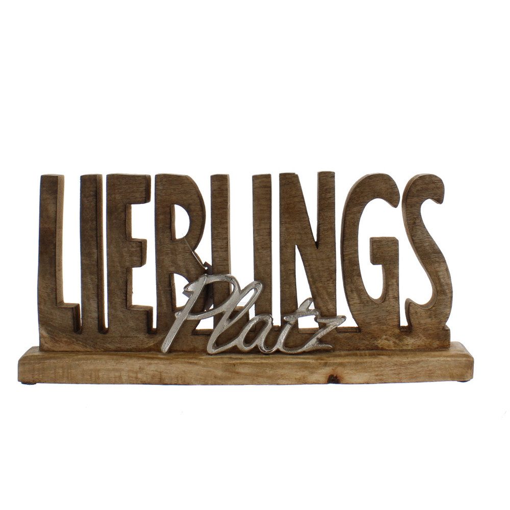 MICA Dekofigur Schriftzug - Lieblingsplatz - günstig online kaufen