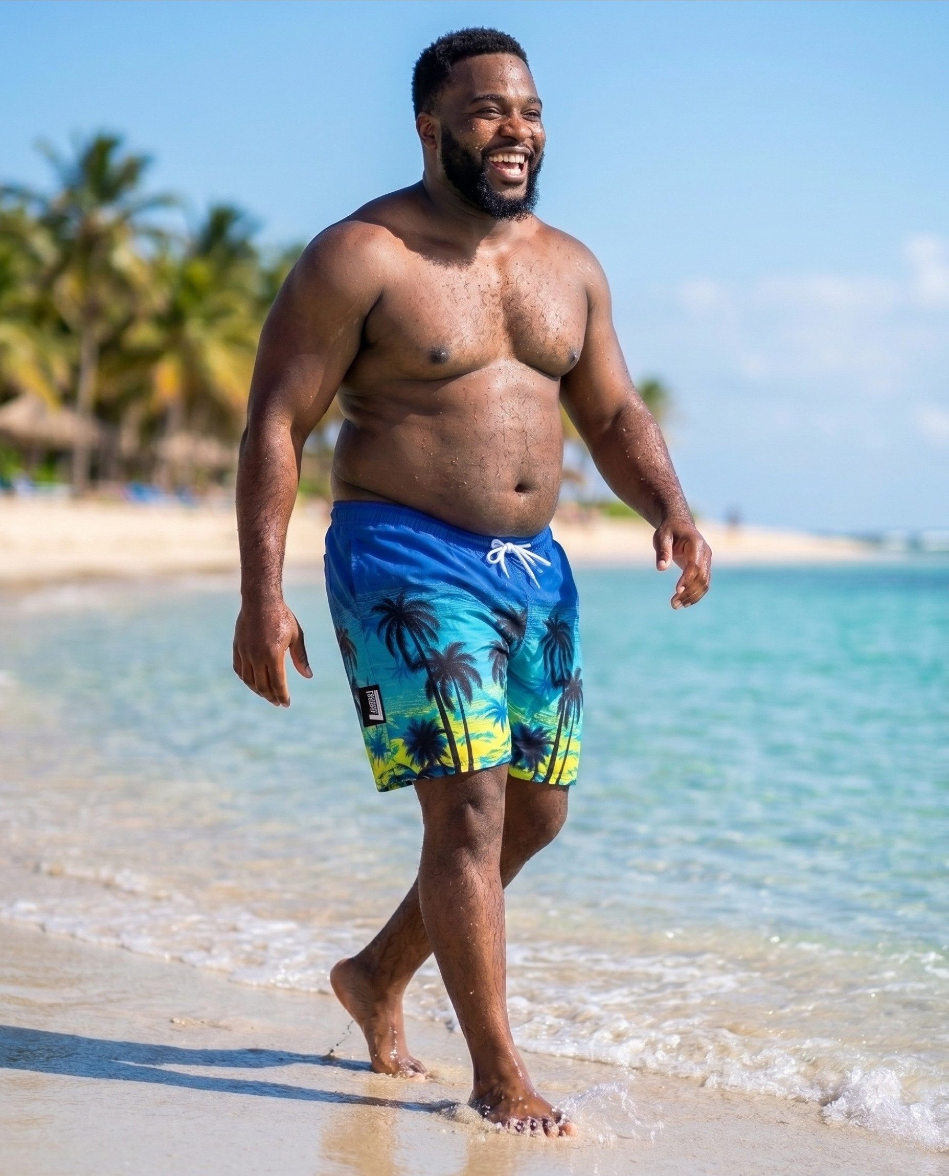 Luvanni Badeshorts Badehose Herren in großen Größen Übergrößen Plus Size Größe Schnelltrocknend Boardshorts Schwimmhose Männer Shorts Hose