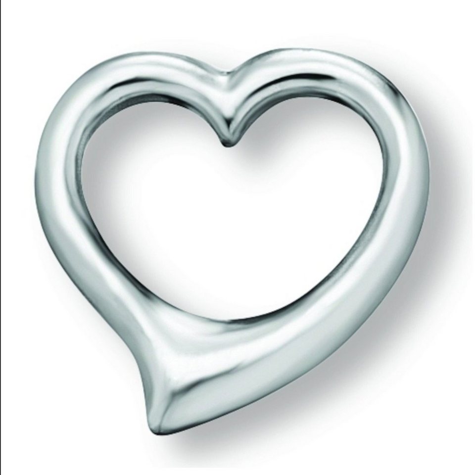 Herz Silber, Schmuck Damen 925 Silber ONE aus Kettenanhänger Herz ELEMENT Herz Anhänger