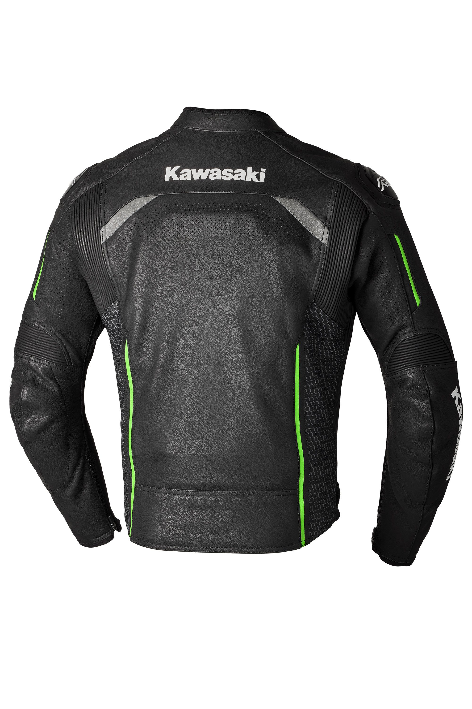 Kawasaki Motorradjacke Kawasaki Motorrad Lederjacke RIMINI günstig online kaufen