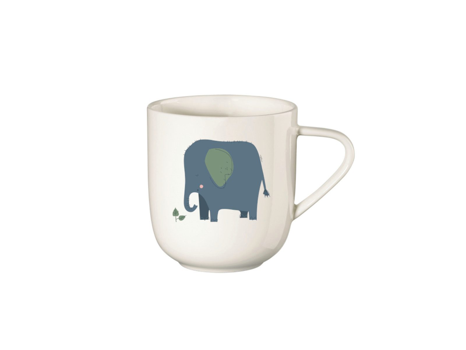 ASA SELECTION Кружки Henkelbecher Emma Elefant 0,25l, Fine Bone China, Geschirr
