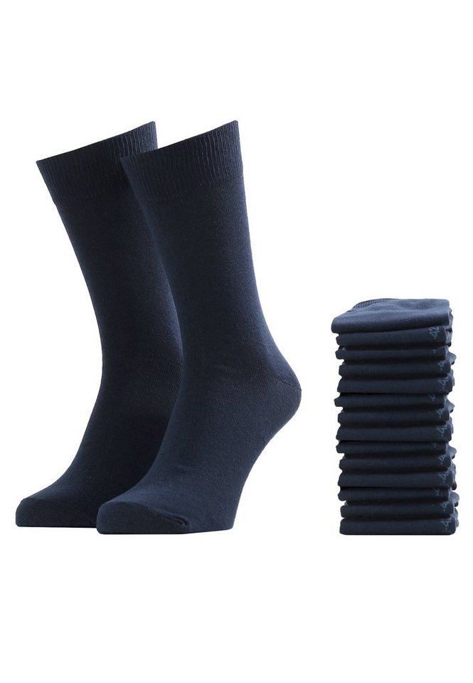 Albert Schäfer Sportsocken Basic uni 15er Pack (15-Paar) GOTS zertifizierte  Bio-Baumwolle, Perfekte Passform durch Elasthan