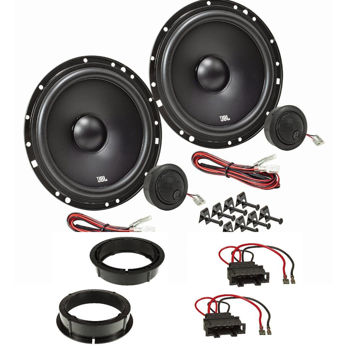 tomzz Audio JBL Stage1 601C Lautsprecherset passt für VW Golf 4 IV Passat 3BG Polo Auto-Lautsprecher
