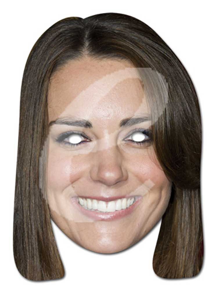 Verkleidungsmaske Middleton, Kate - Masken - Promi Maske Motiv 1