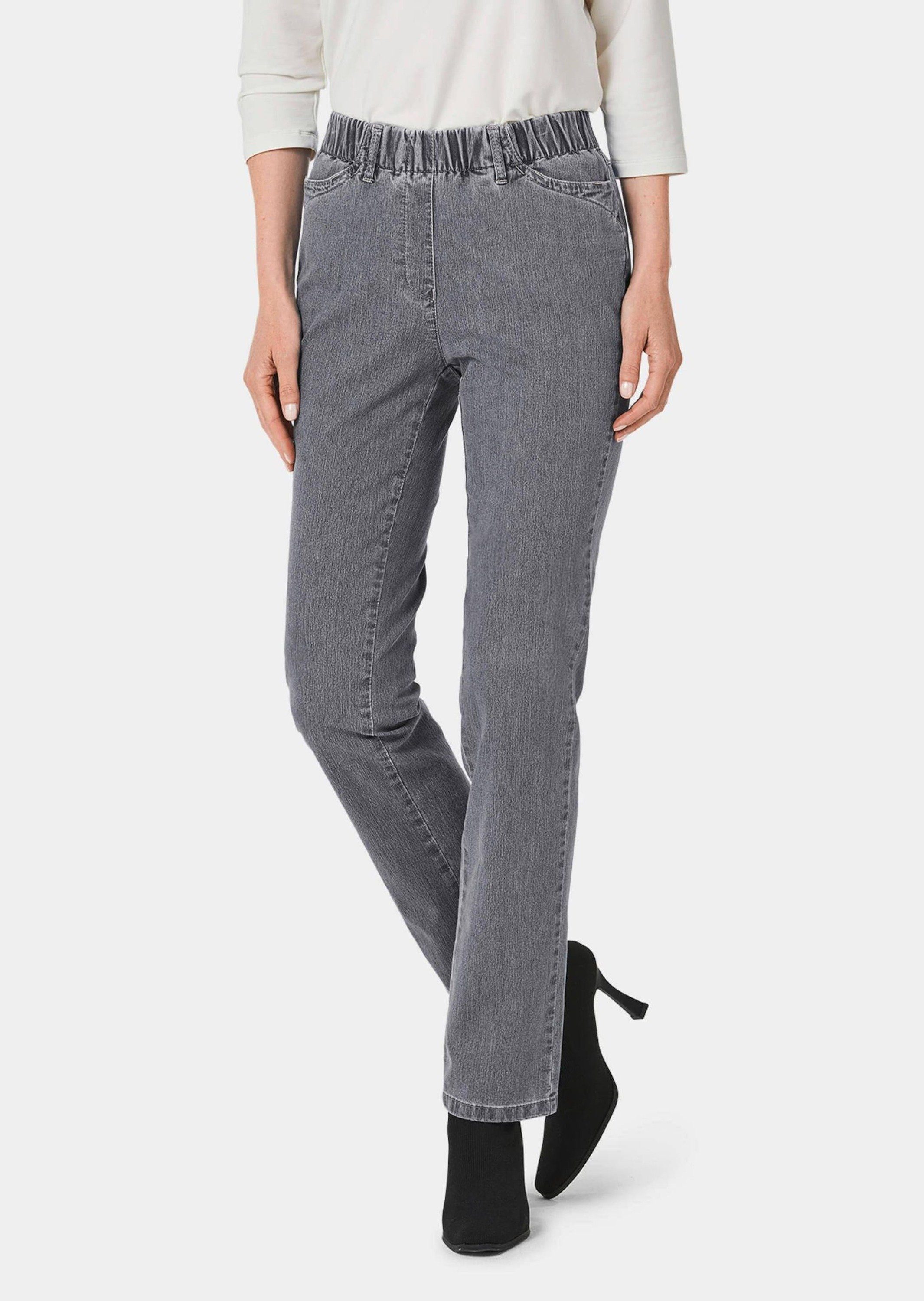 Bequeme Jeans Baumwollhose mit Rundumdehnbund